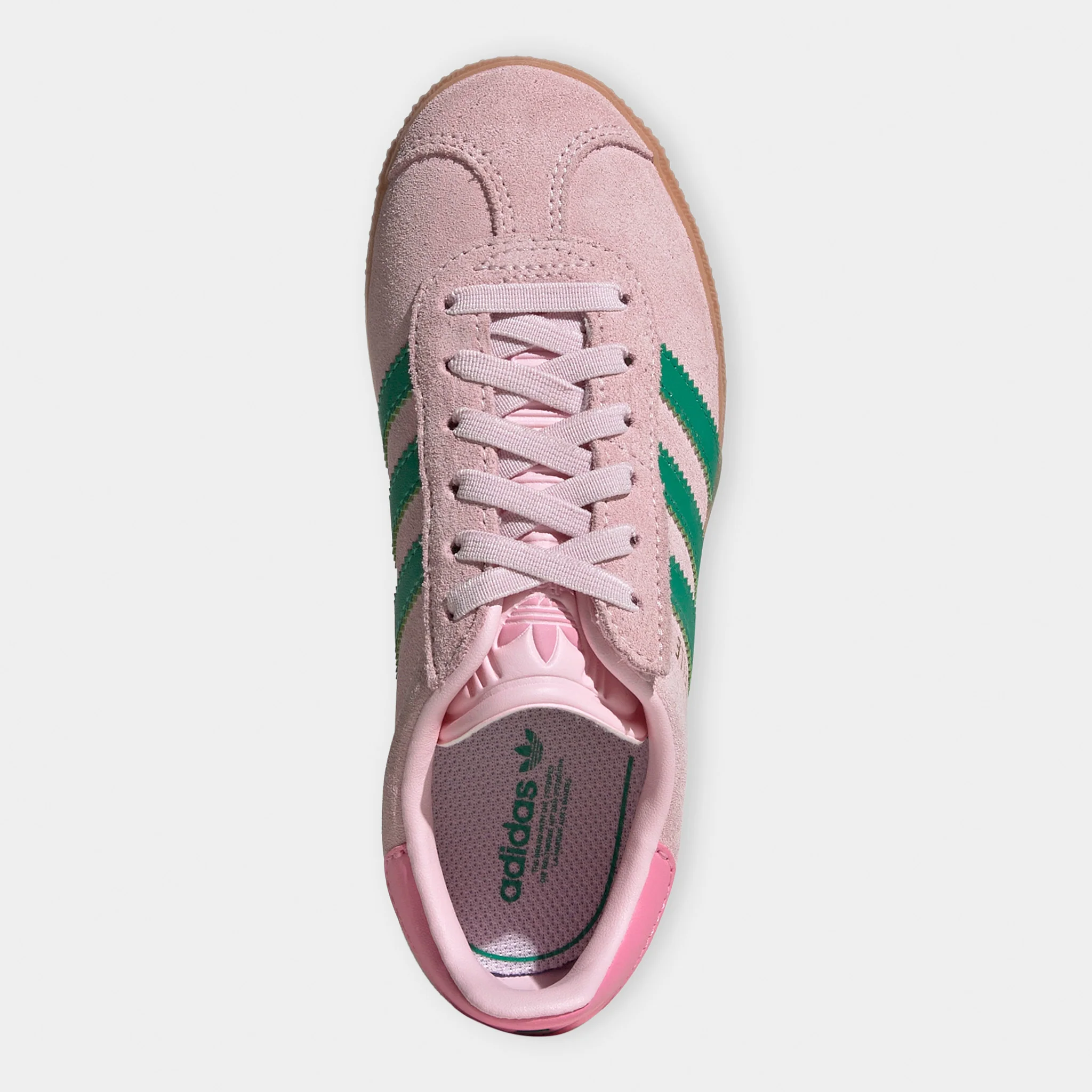 adidas Originals Children's Gazelle Pink / Green - Gum - Image 5