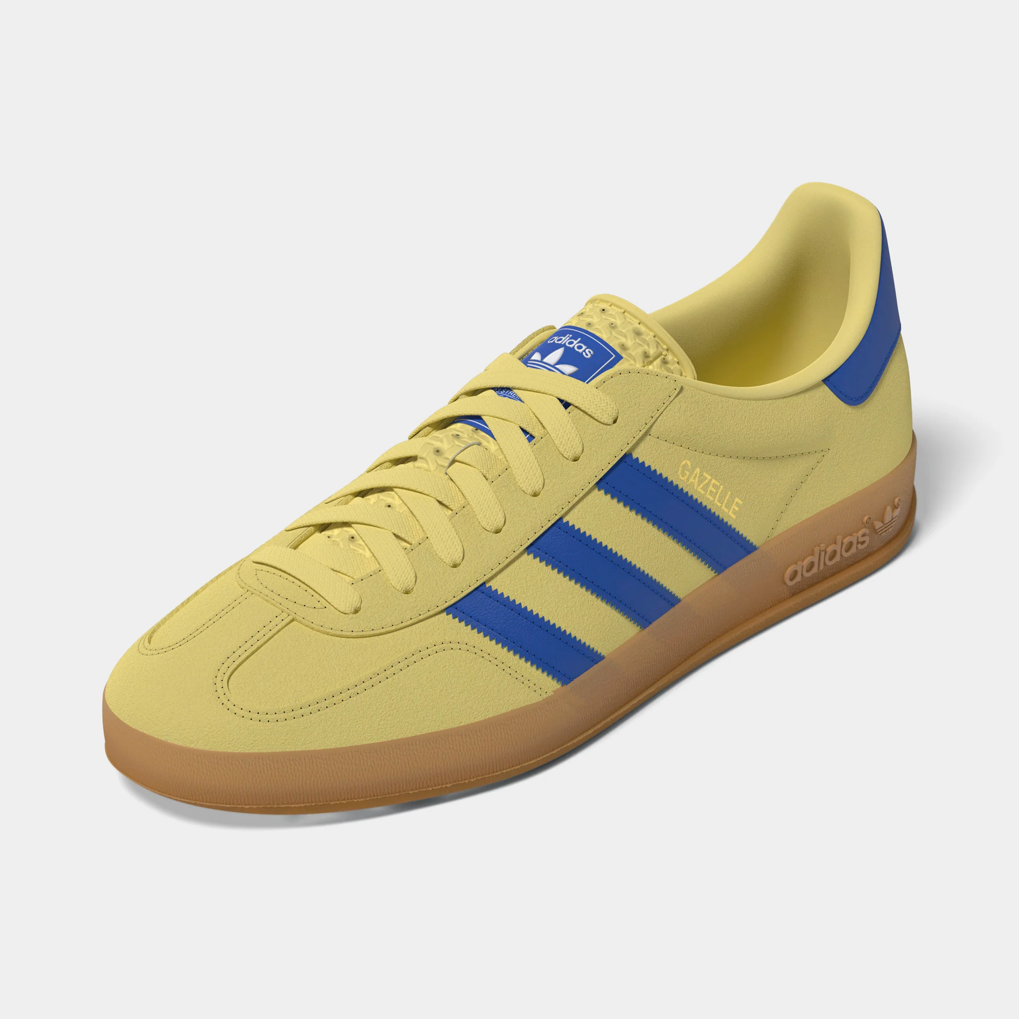 adidas Originals Gazelle Indoor Powder Yellow / Tea - Image 4