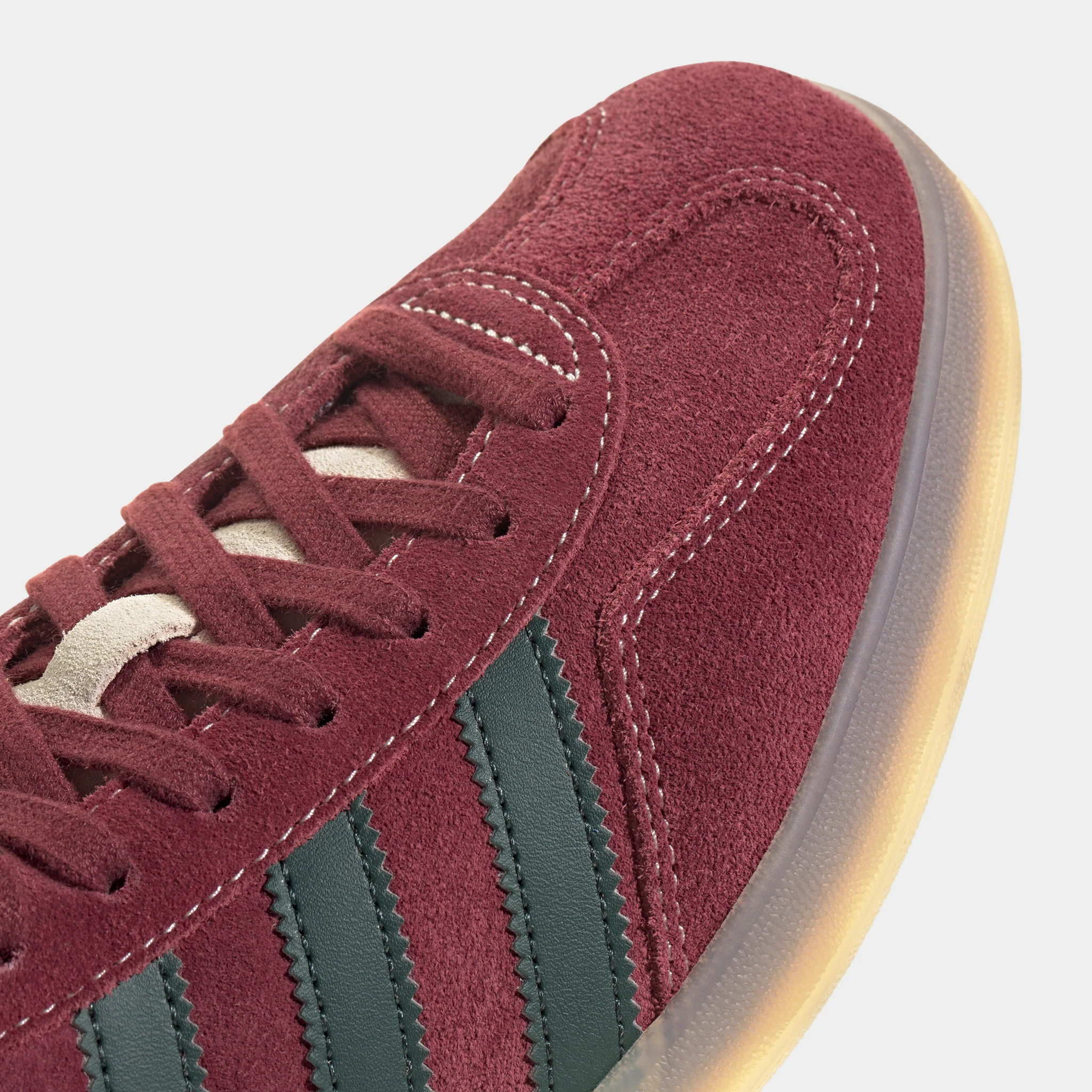 adidas Originals Gazelle Indoor Shadow Red / Shadow Green - Wonder White - Image 4