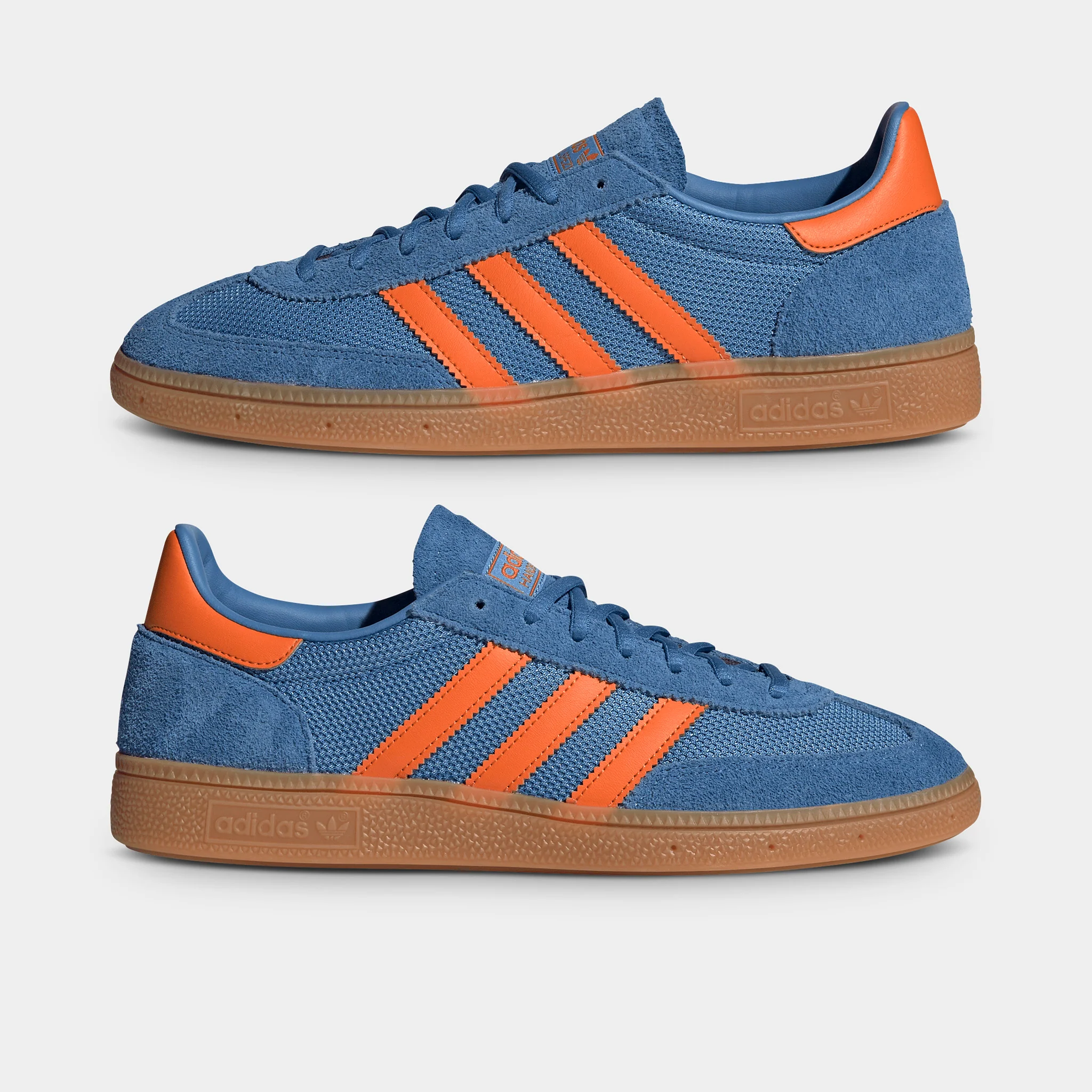 adidas Originals Handball Spezial Focus Blue / Orange - Gum - Image 8