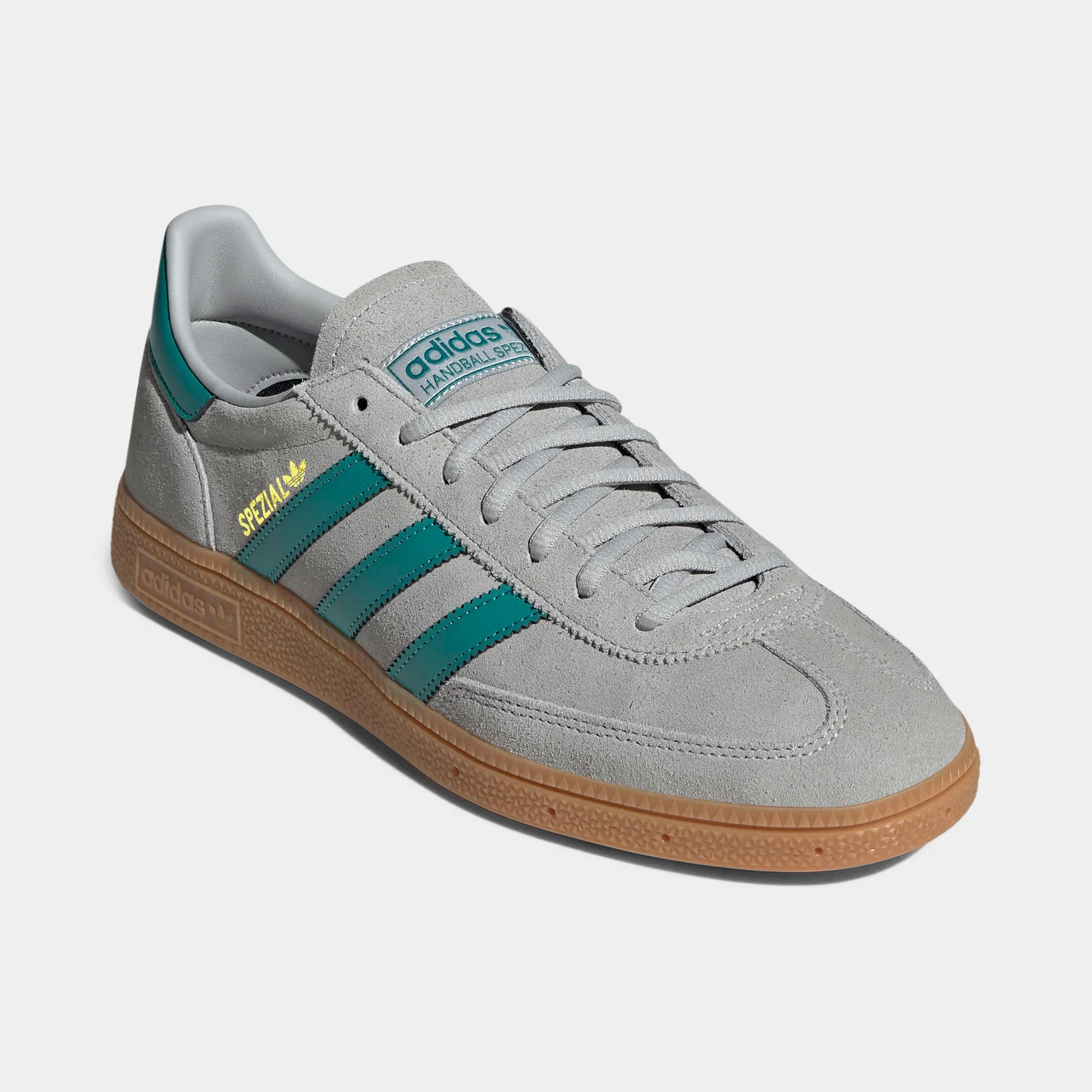 adidas Originals Handball Spezial Grey / Pure Tea - Gold - Image 2
