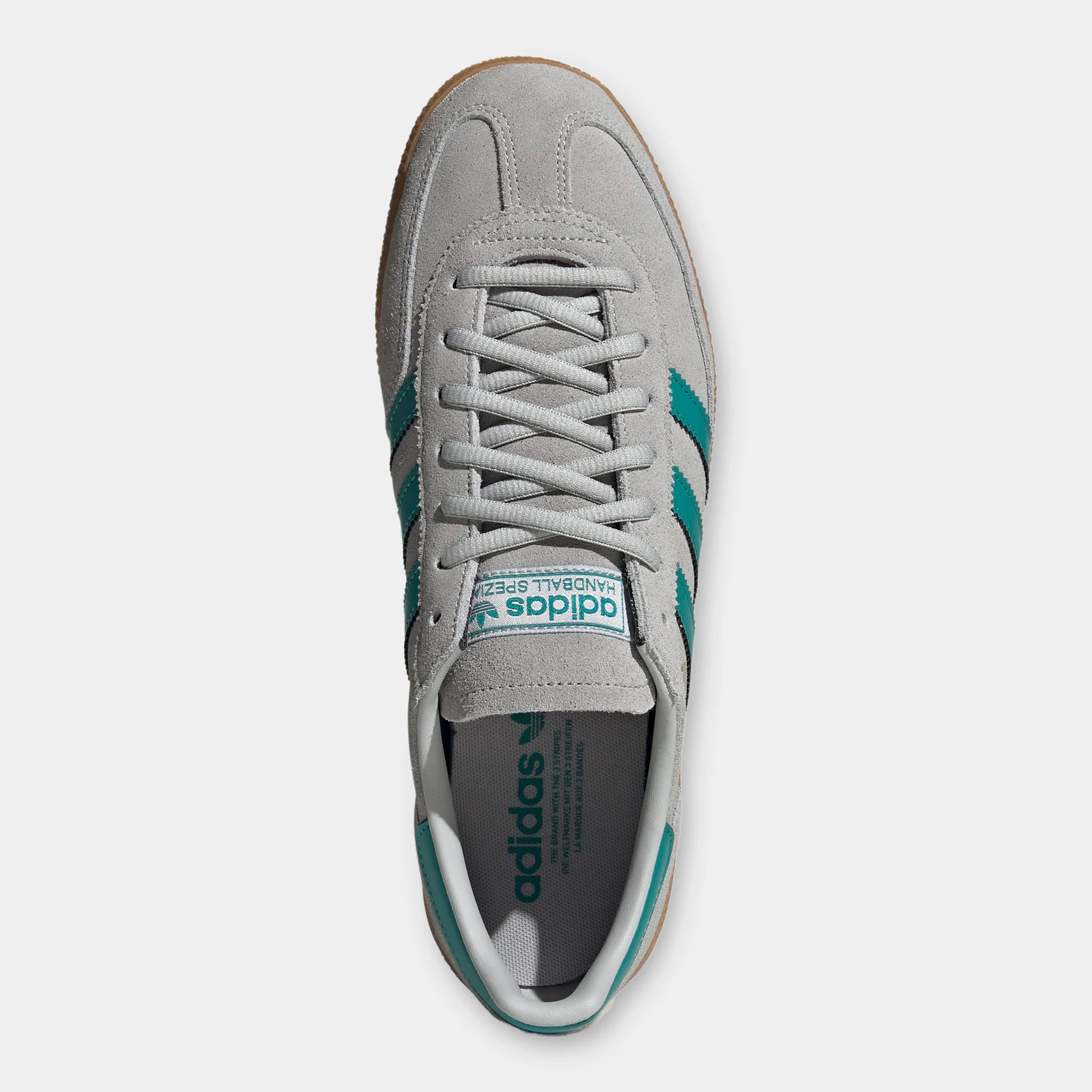 adidas Originals Handball Spezial Grey / Pure Tea - Gold - Image 5