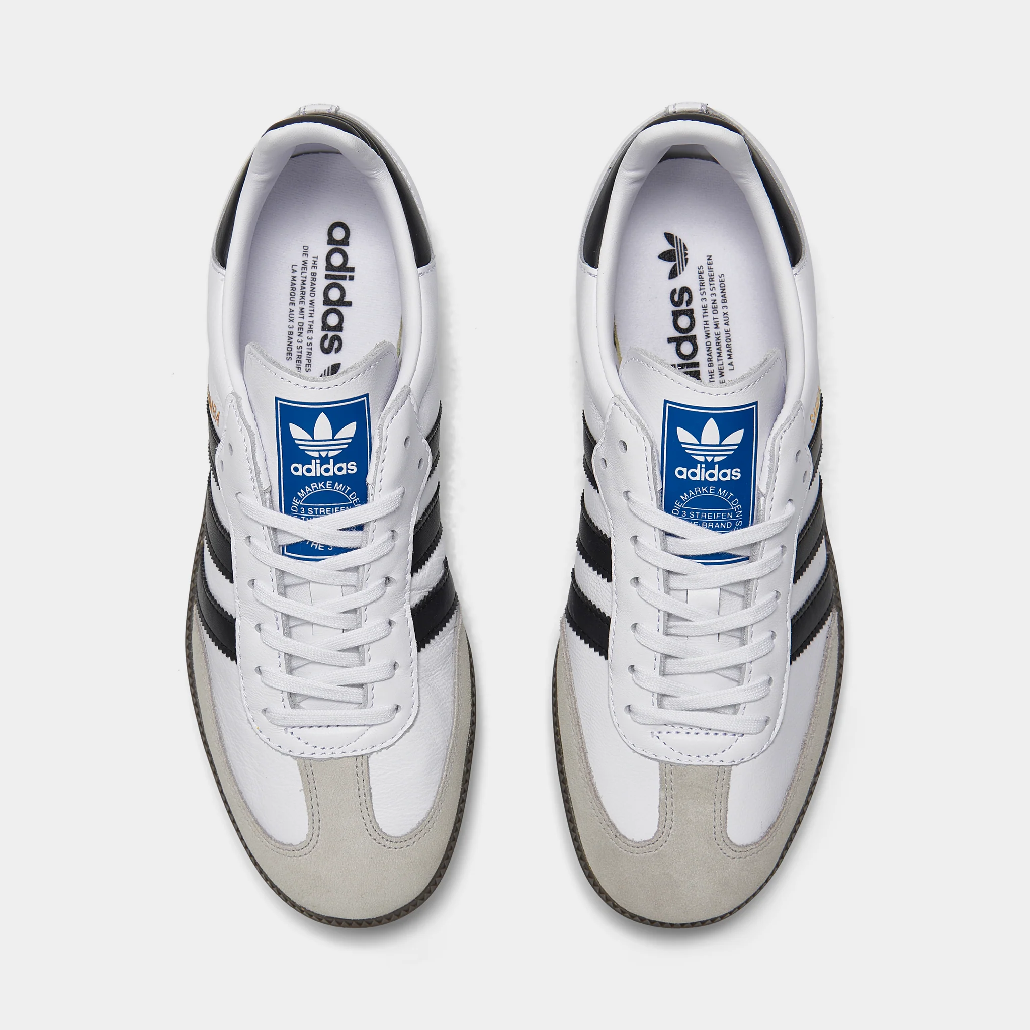 adidas Originals Juniors' Samba OG Core White / Core Black - Gum - Image 5