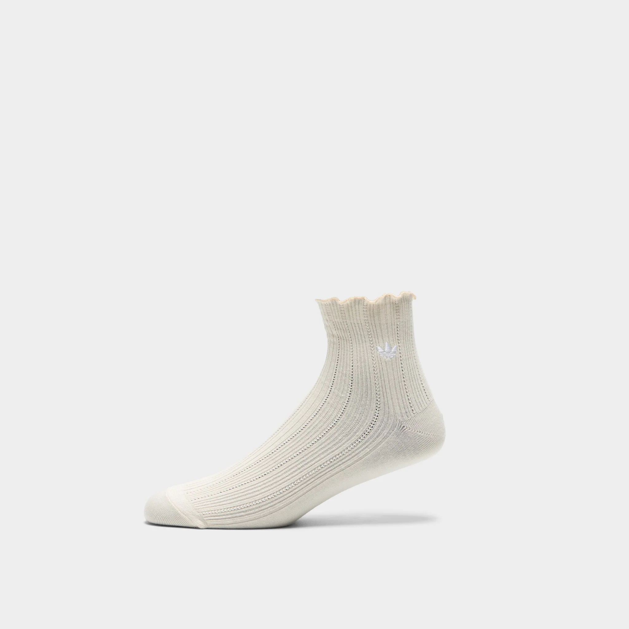 adidas Originals Ruffle Quarter Socks (3 Pair) / Multi - Image 3