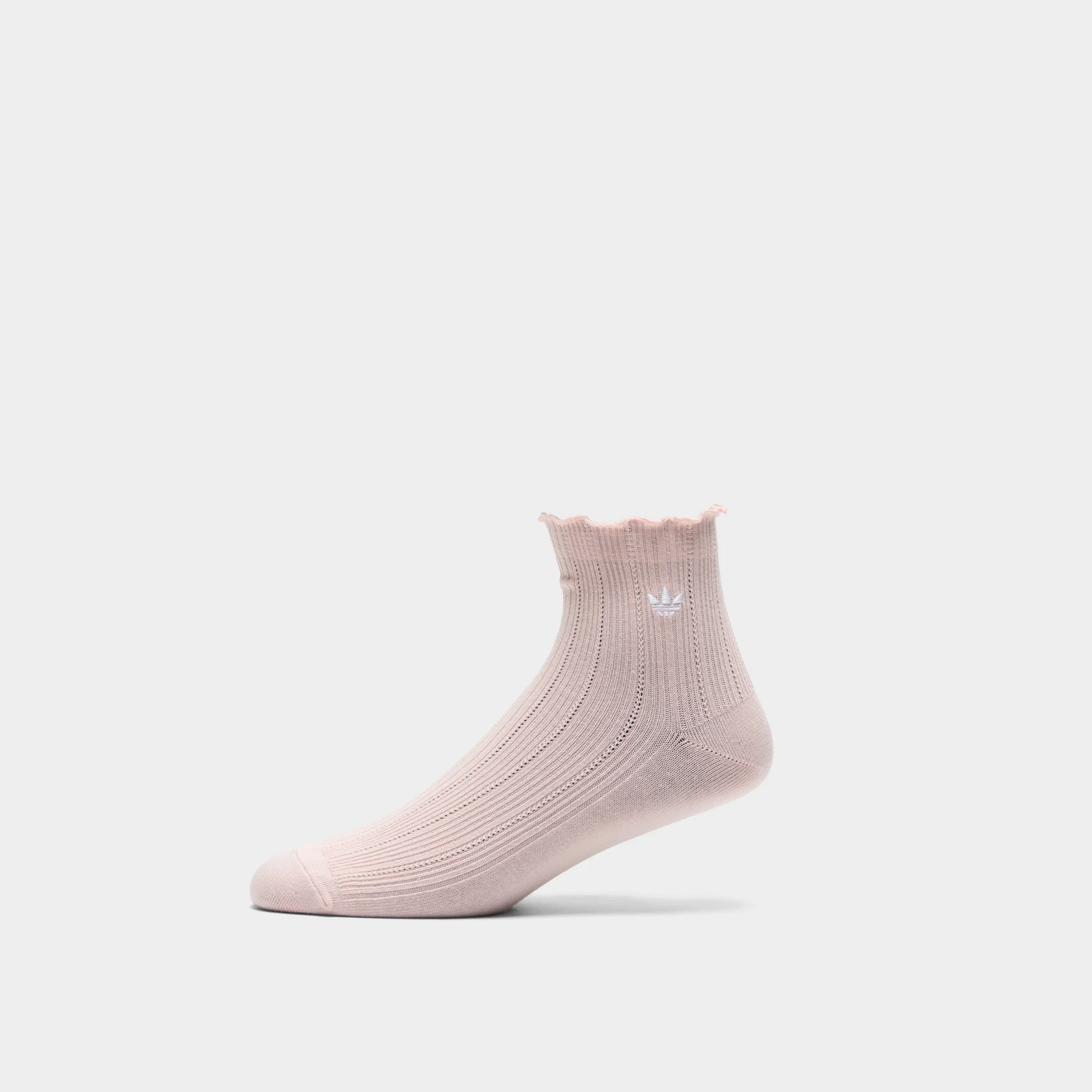 adidas Originals Ruffle Quarter Socks (3 Pair) / Multi - Image 4