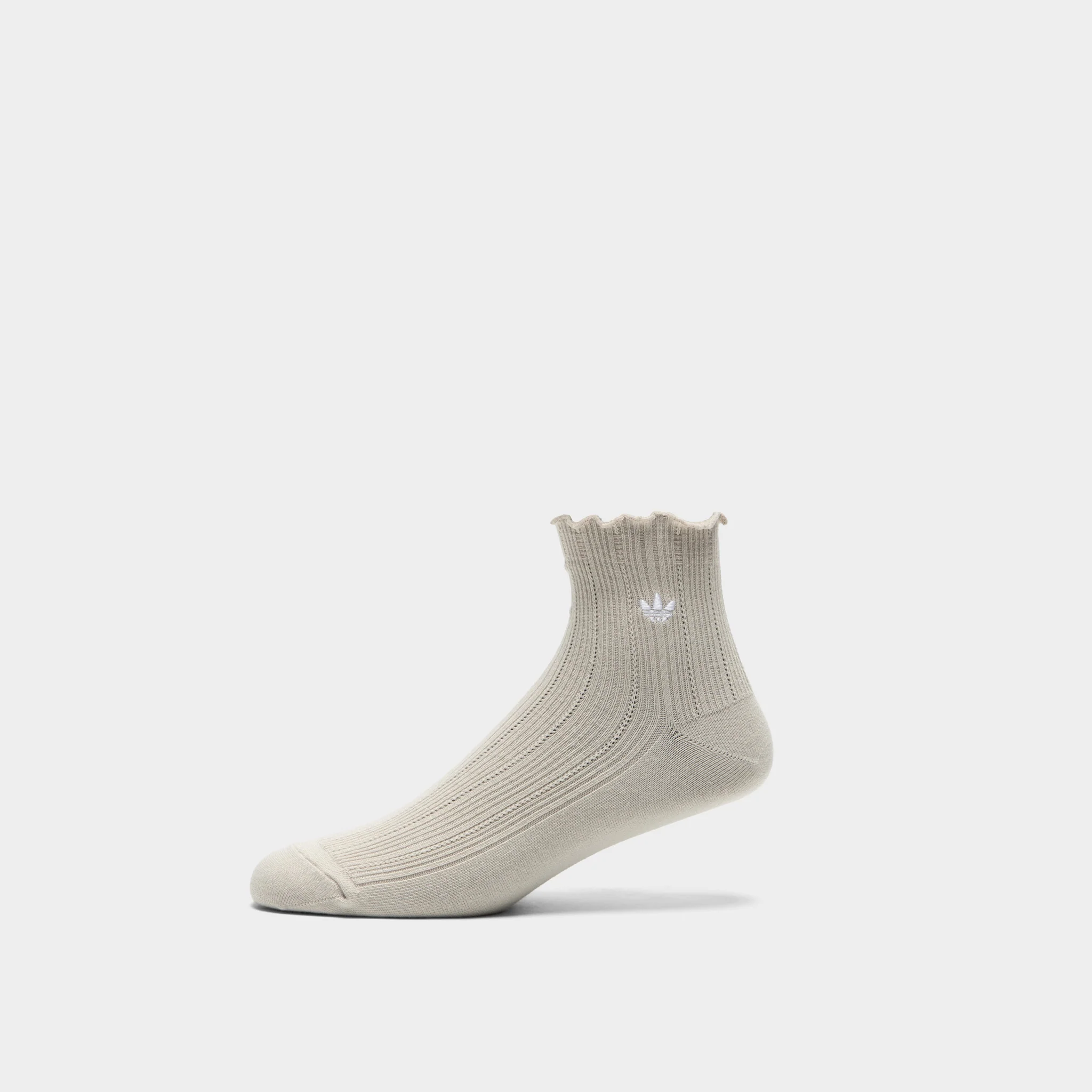 adidas Originals Ruffle Quarter Socks (3 Pair) / Multi - Image 5