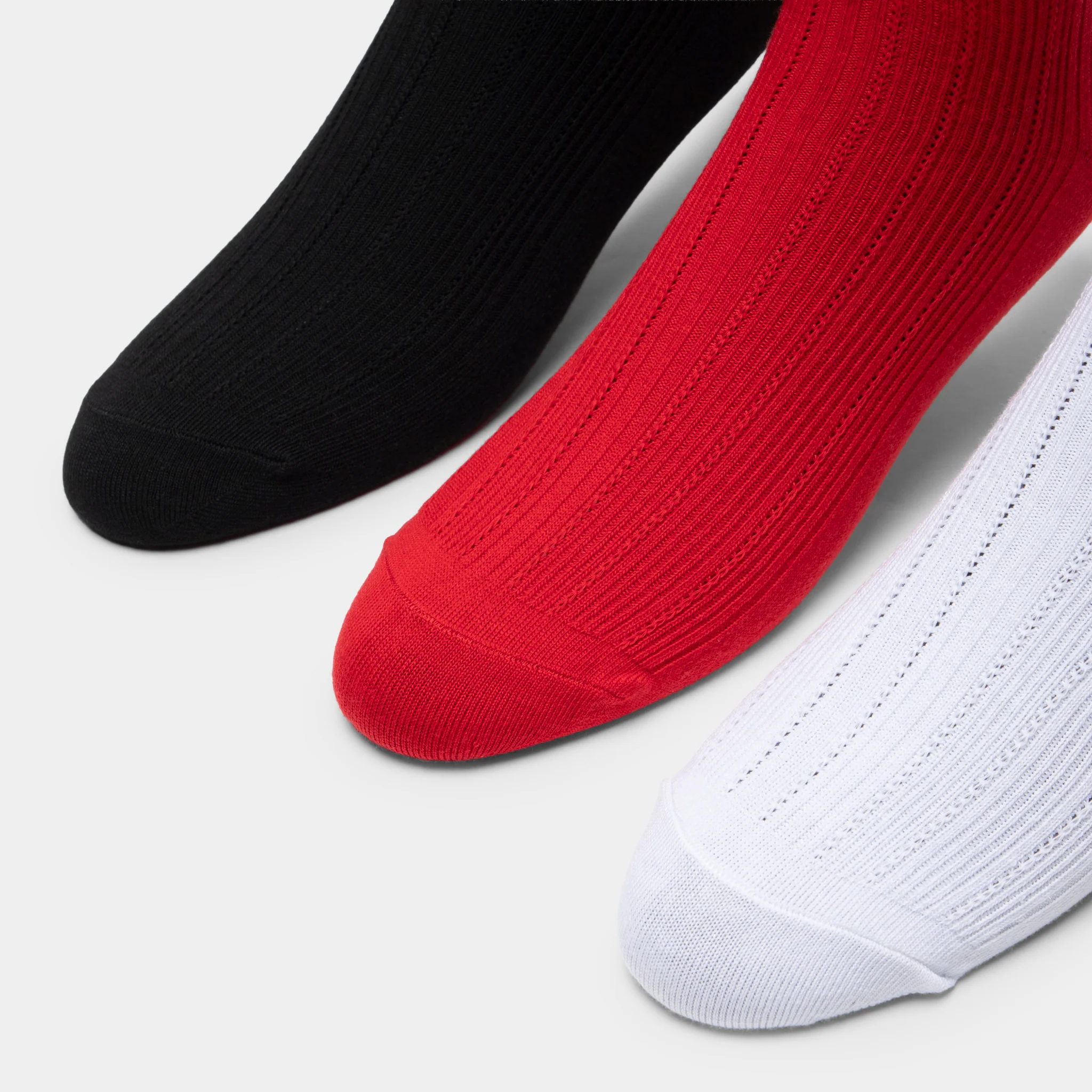 adidas Originals Ruffle Quarter Socks (3P) Better Scarlet / White - Black - Image 8