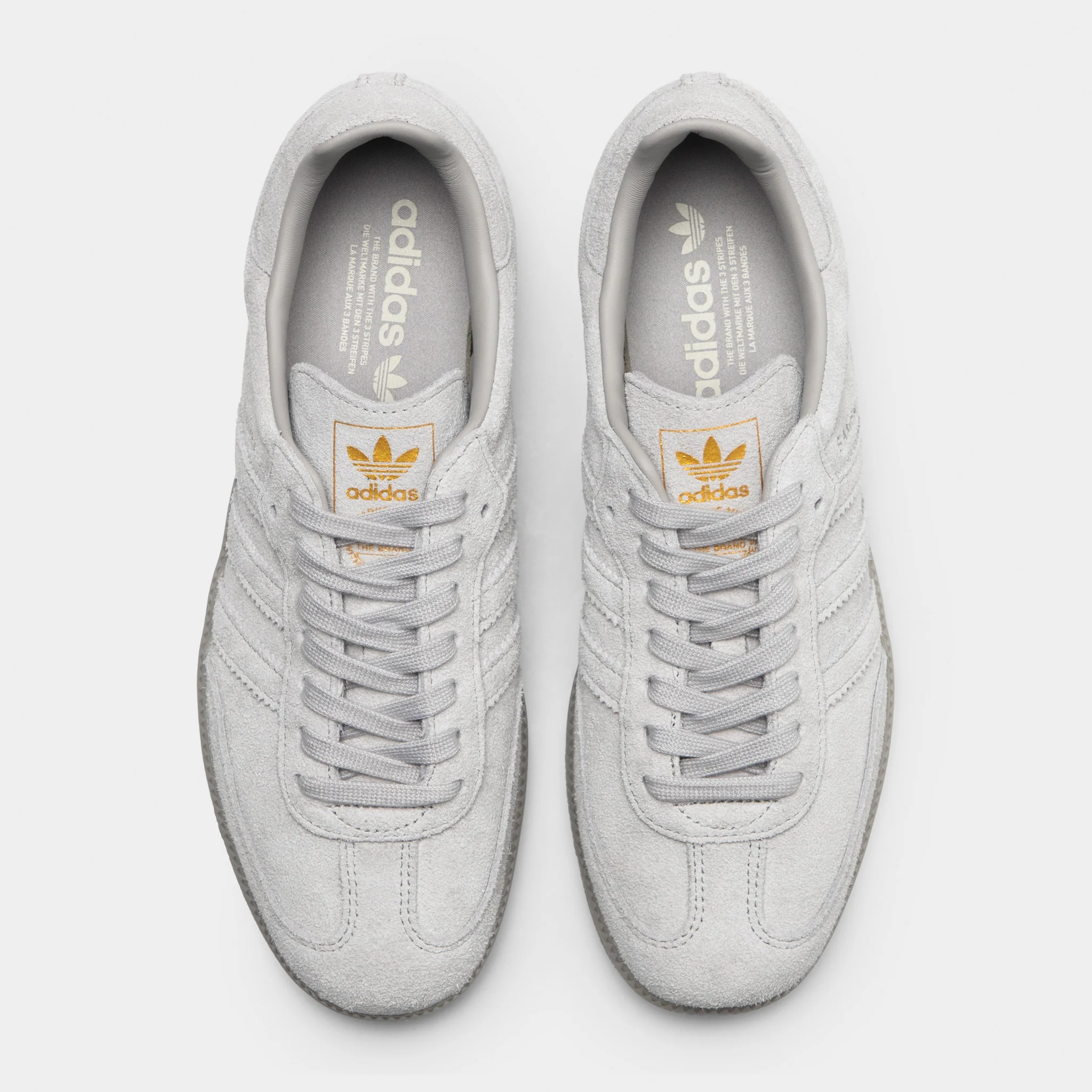adidas Originals Samba OG Grey / White - Gold - Image 5