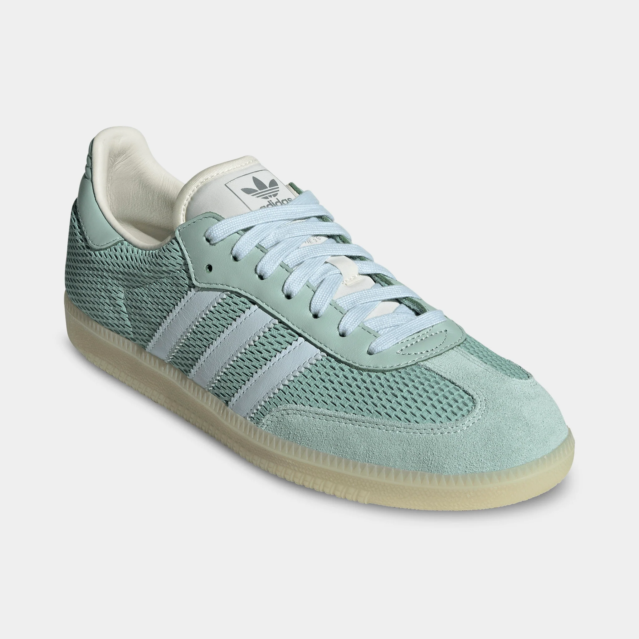 adidas Originals Samba OG Hazy Green / Sky Tint - Off White - Image 3