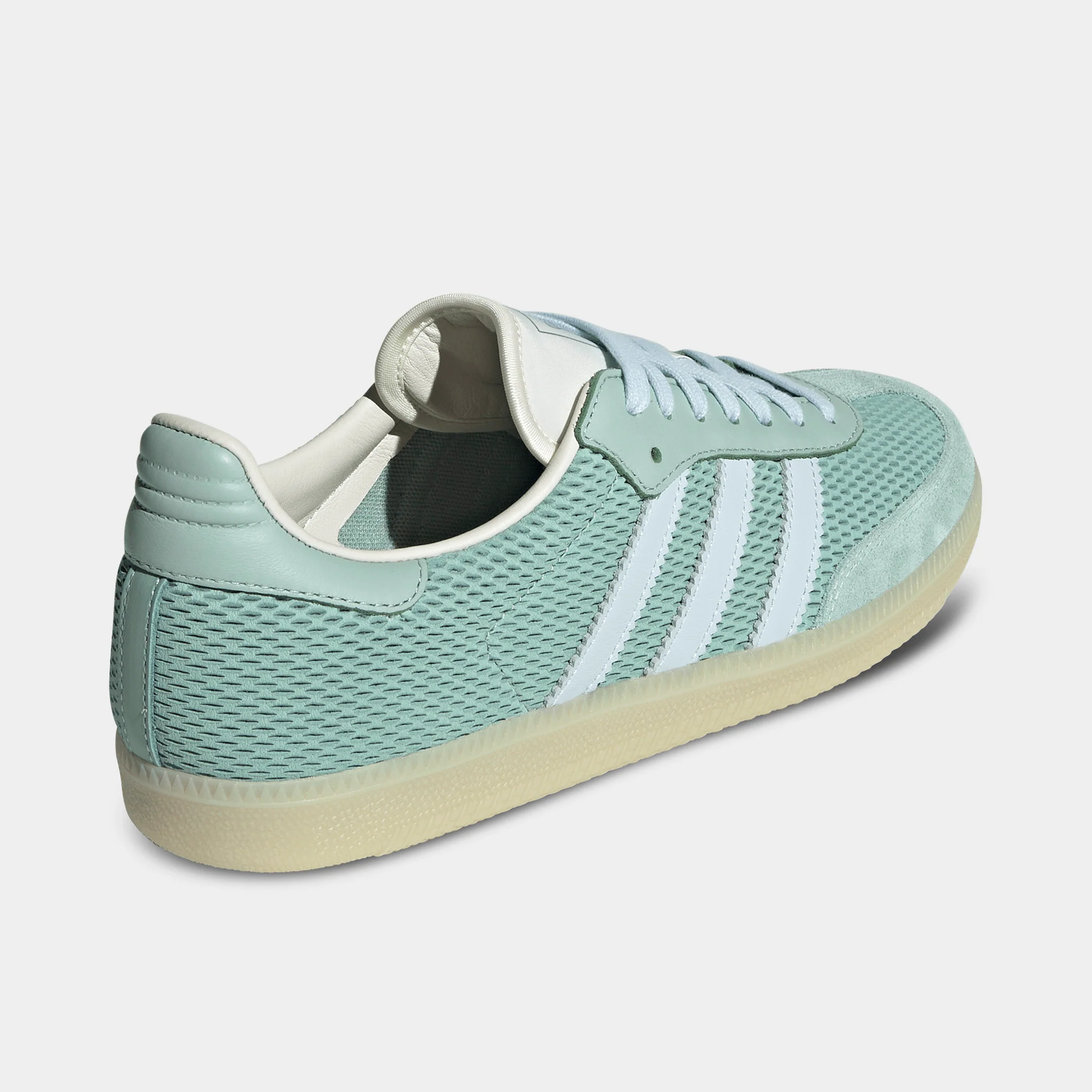adidas Originals Samba OG Hazy Green / Sky Tint - Off White - Image 4