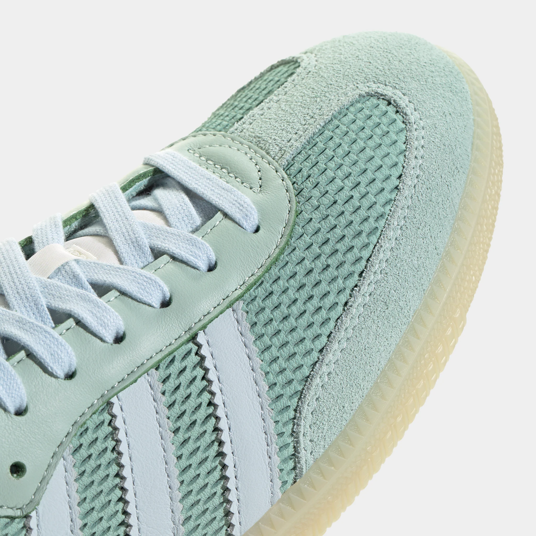 adidas Originals Samba OG Hazy Green / Sky Tint - Off White - Image 6