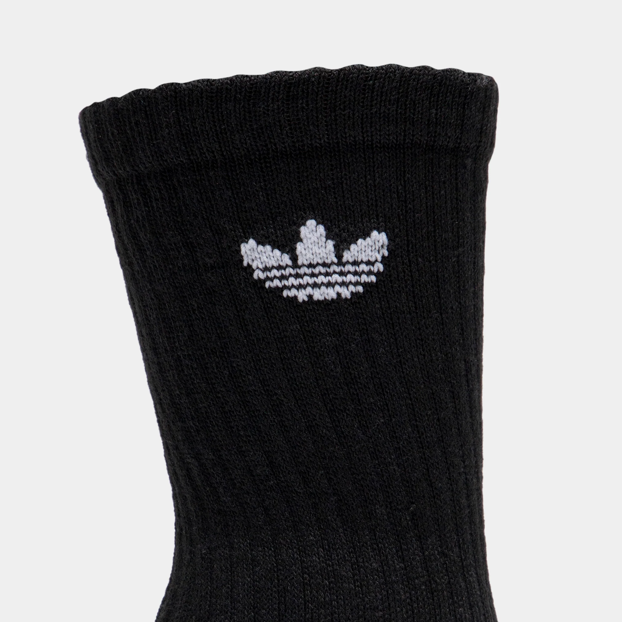 adidas Originals Trefoil 2.0 Quarter Socks / Black  (6-Pack) - Image 2