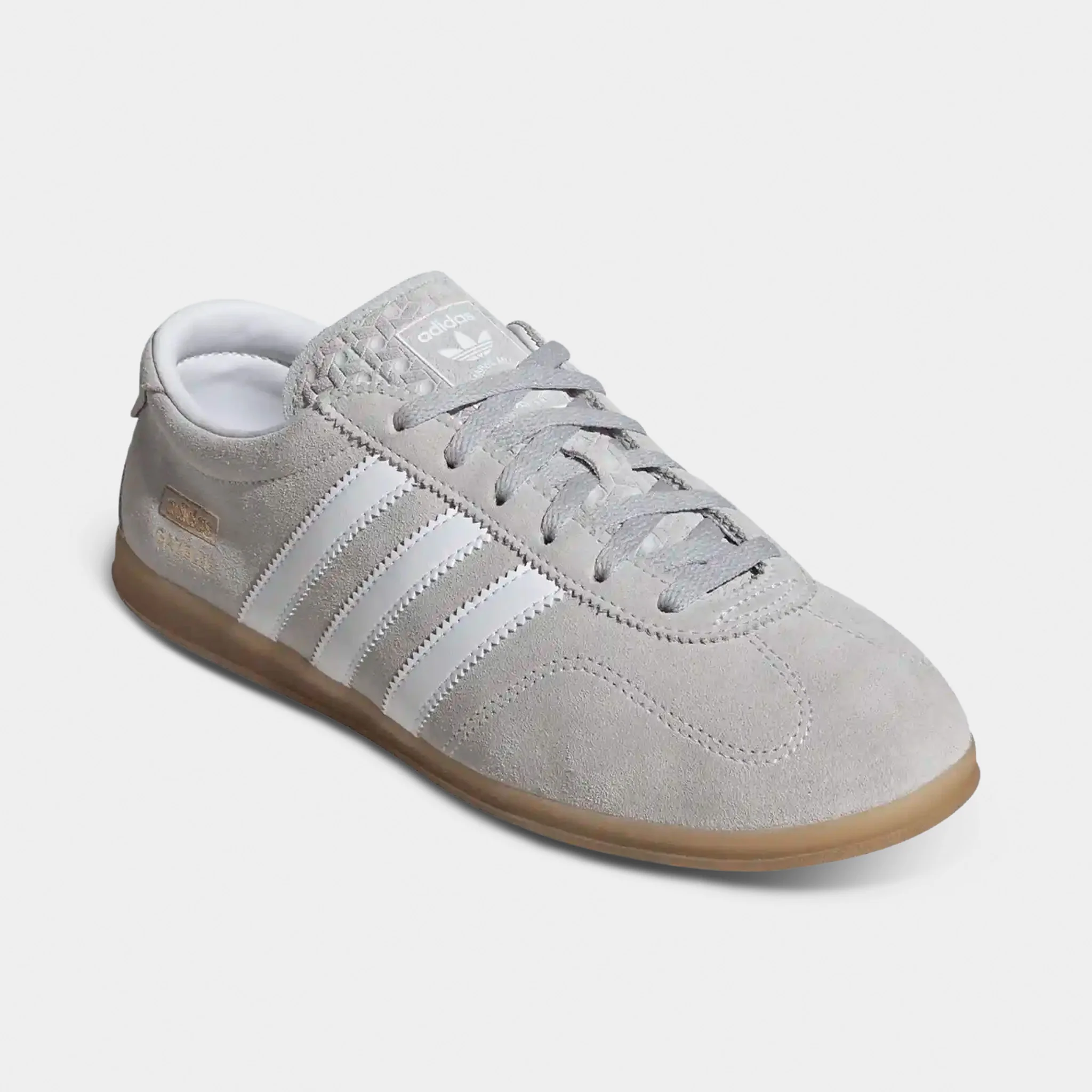adidas Originals Women's Gazelle Lo Pro Grey Two / Cloud White - Gum - Image 2