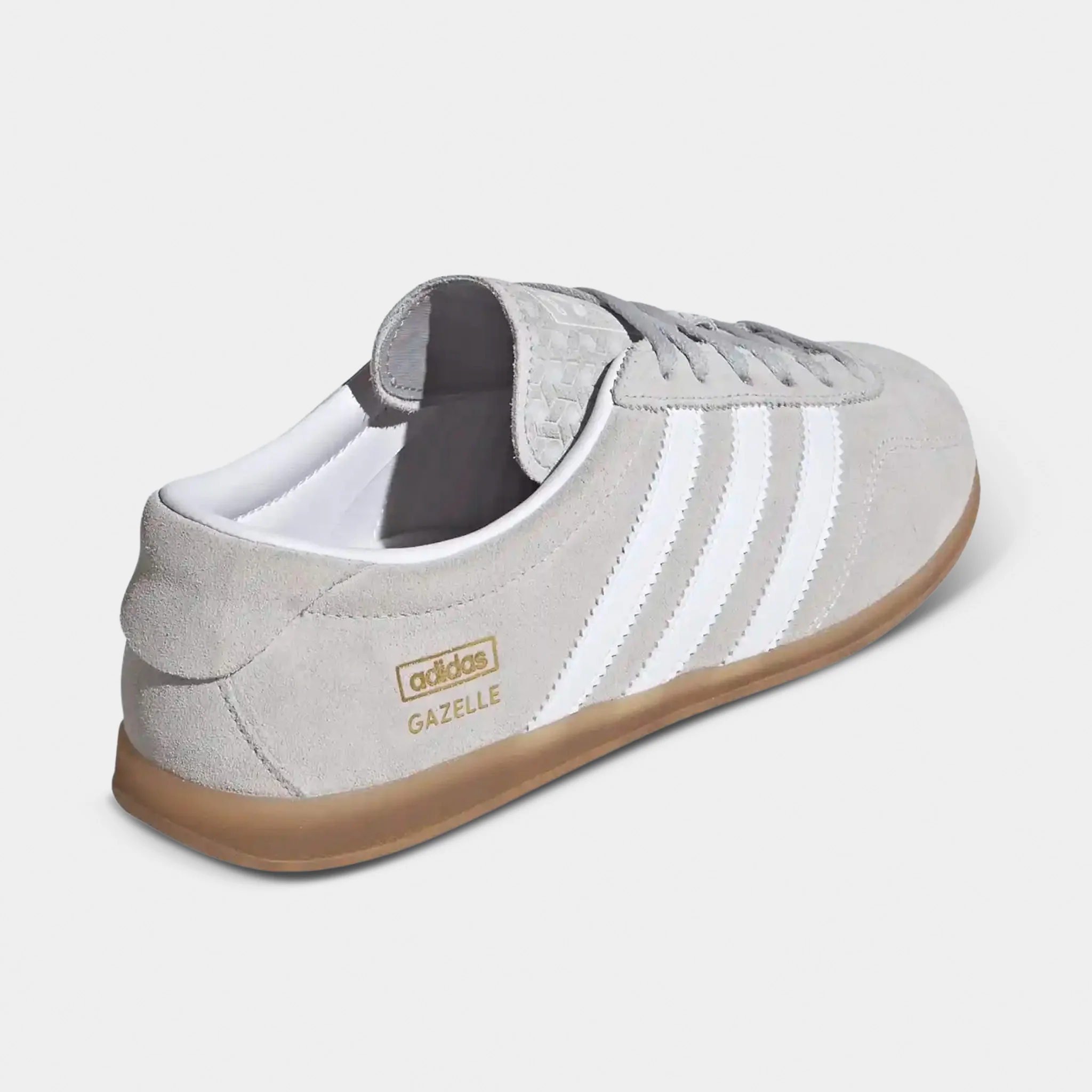 adidas Originals Women's Gazelle Lo Pro Grey Two / Cloud White - Gum - Image 3