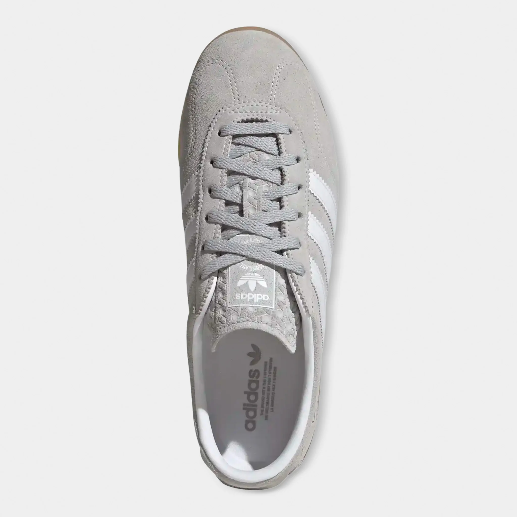 adidas Originals Women's Gazelle Lo Pro Grey Two / Cloud White - Gum - Image 5