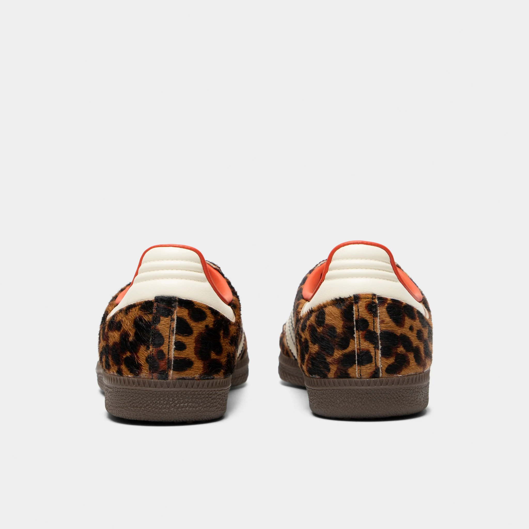 adidas Originals Women's Samba OG Leopard Core Black / Preloved Red - Cream White - Image 4
