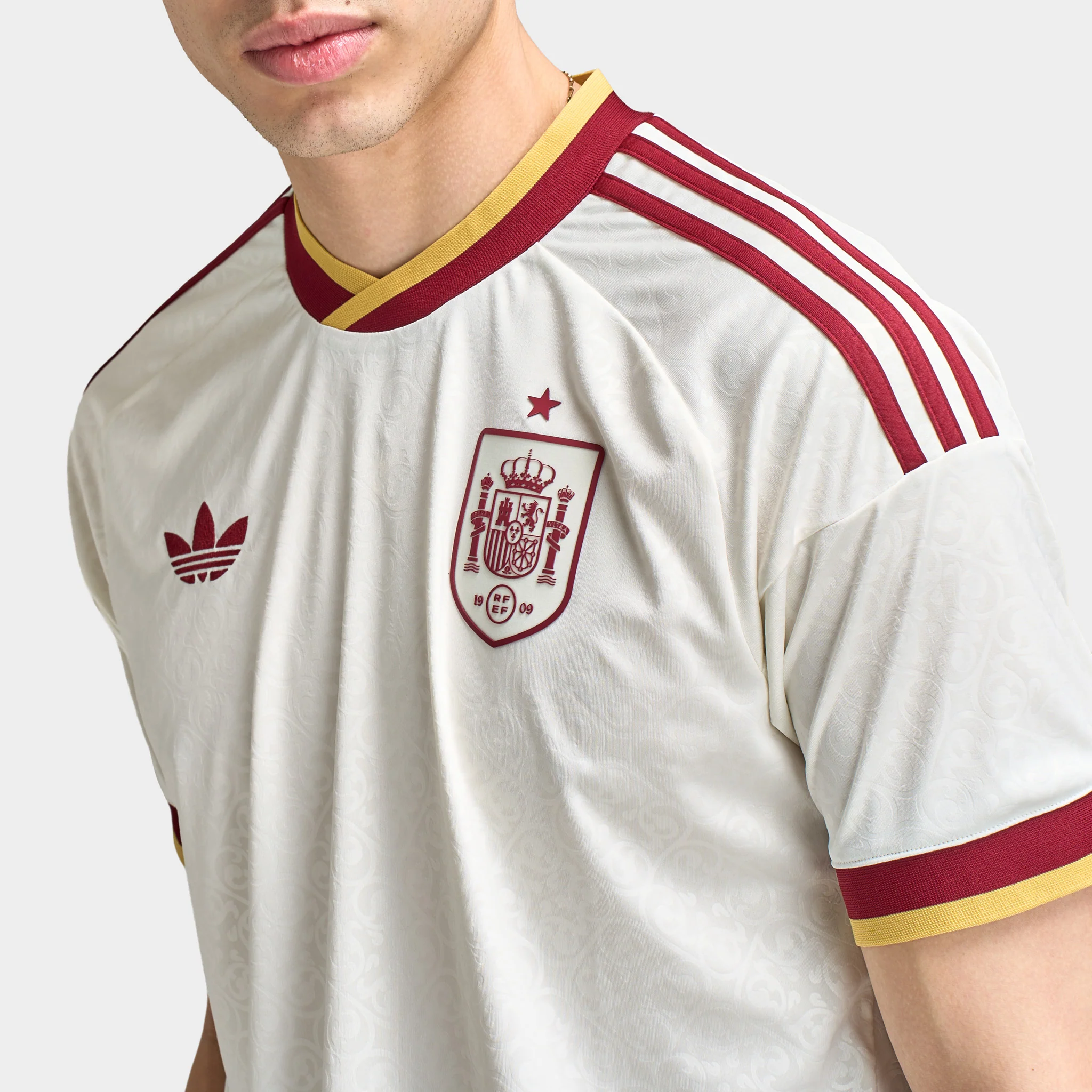 adidas RFEF A Jersey Spain Away / Off White - Image 3