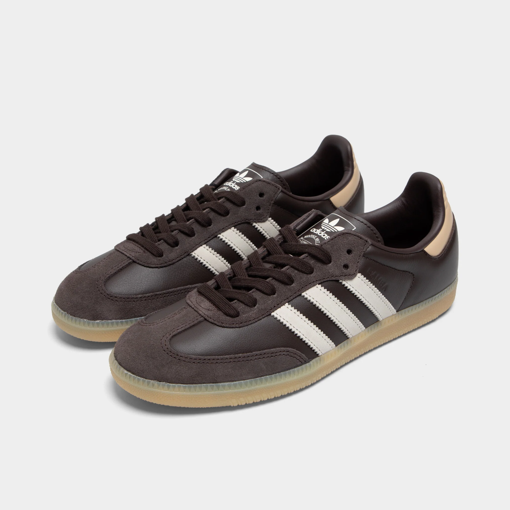 adidas Samba Aurora Coffee / Core White - Magic Beige - Image 2