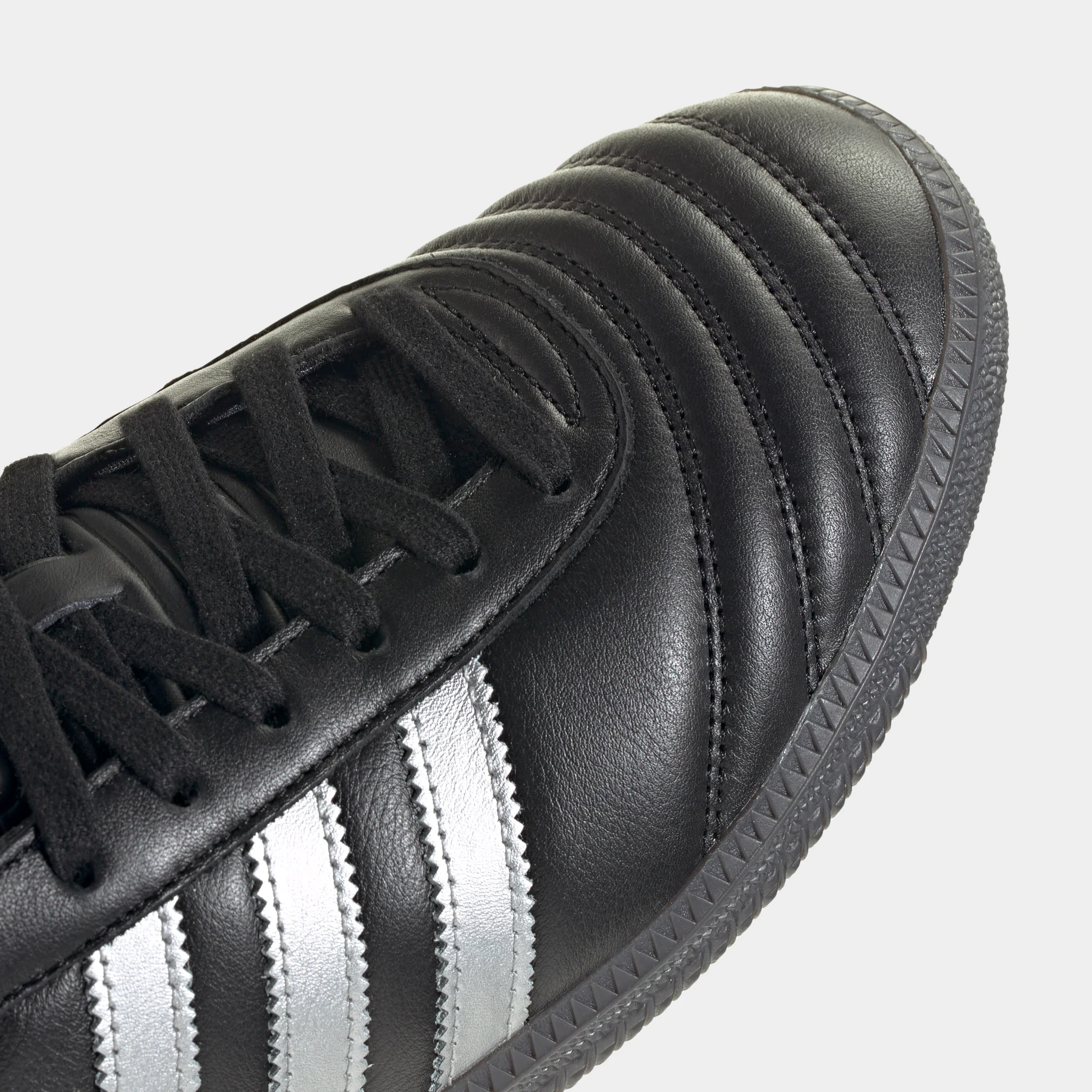 adidas Samba JP Core Black / Silver Metallic - Utility Black - Image 5