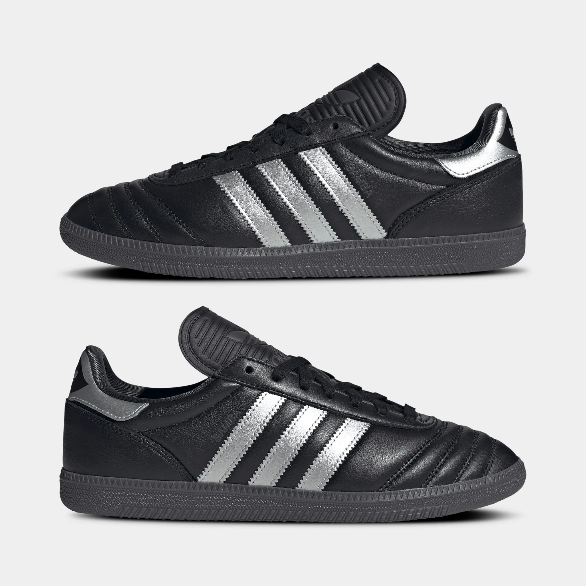 adidas Samba JP Core Black / Silver Metallic - Utility Black - Image 6