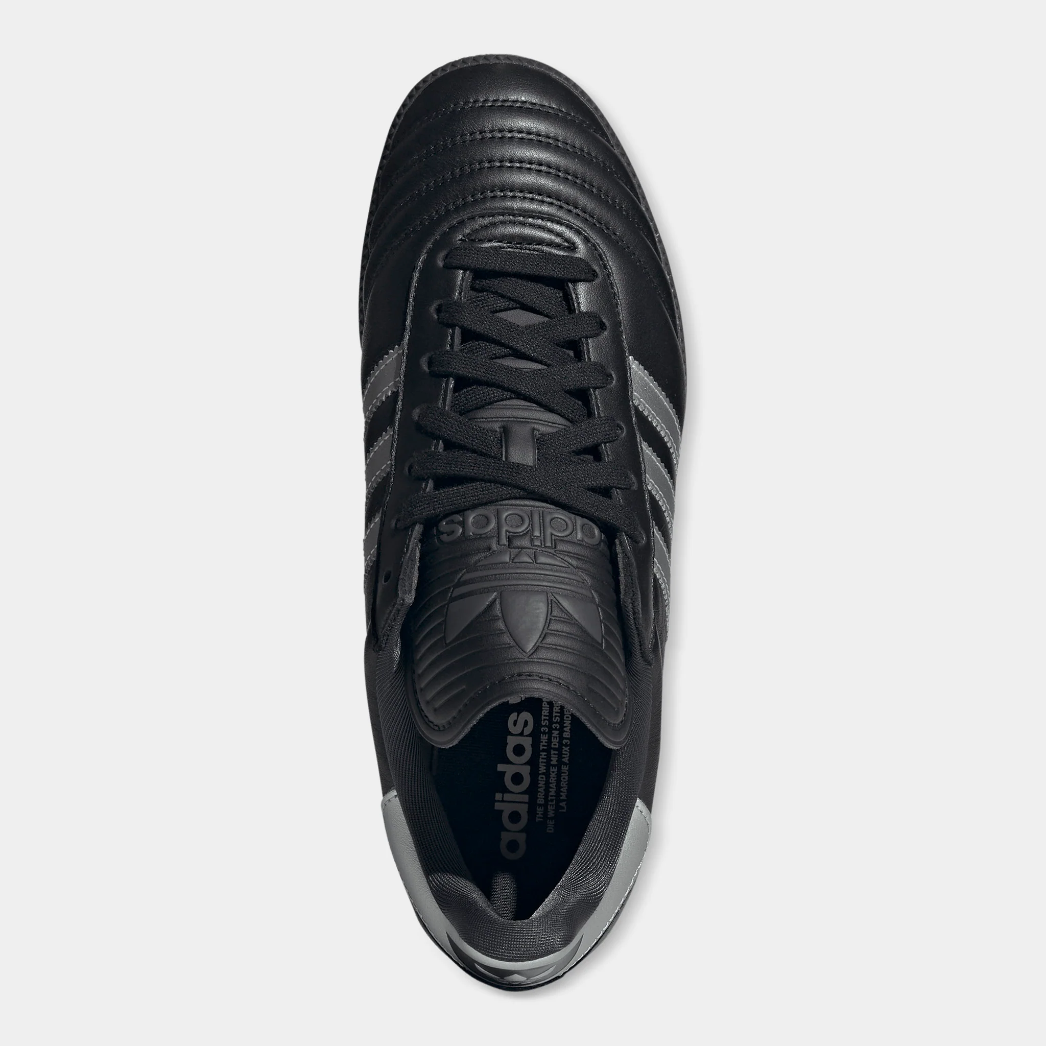 adidas Samba JP Core Black / Silver Metallic - Utility Black - Image 7