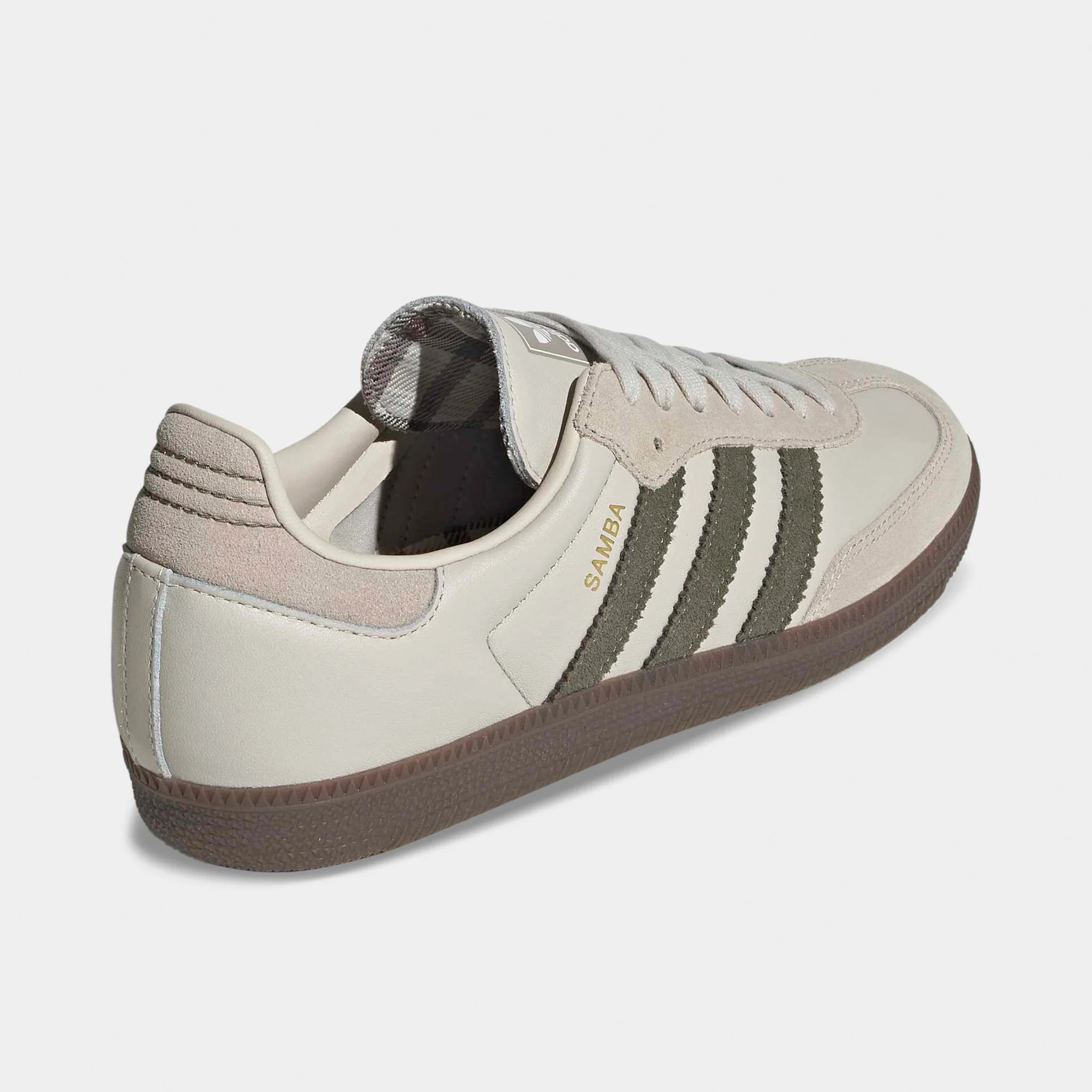 adidas Samba OG Aluminum / Beige - Gum - Image 3