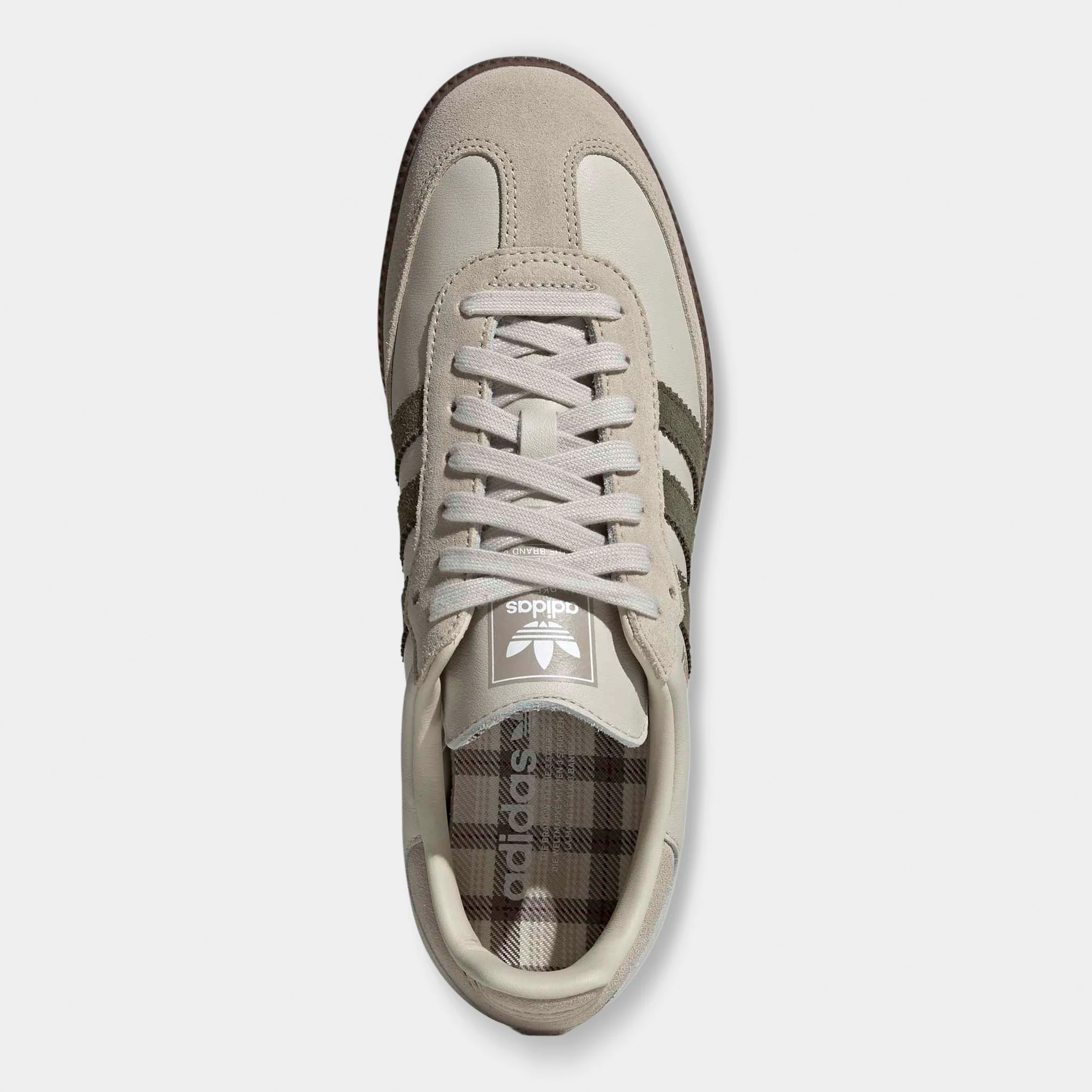adidas Samba OG Aluminum / Beige - Gum - Image 4