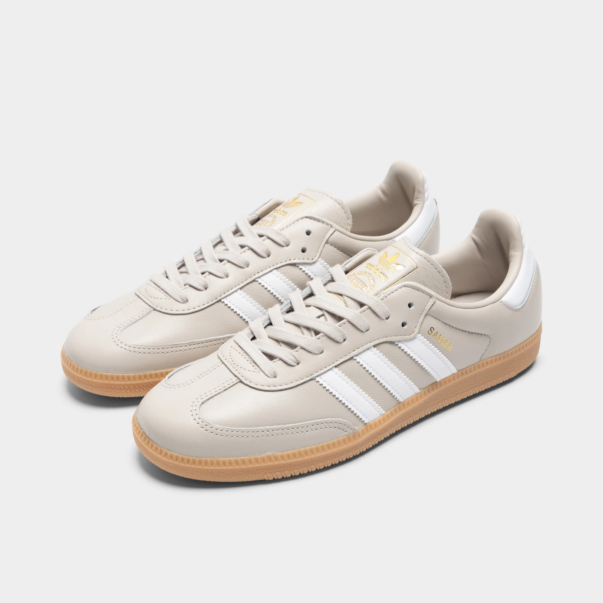 adidas Samba OG Aluminum / White - Gum - Image 2