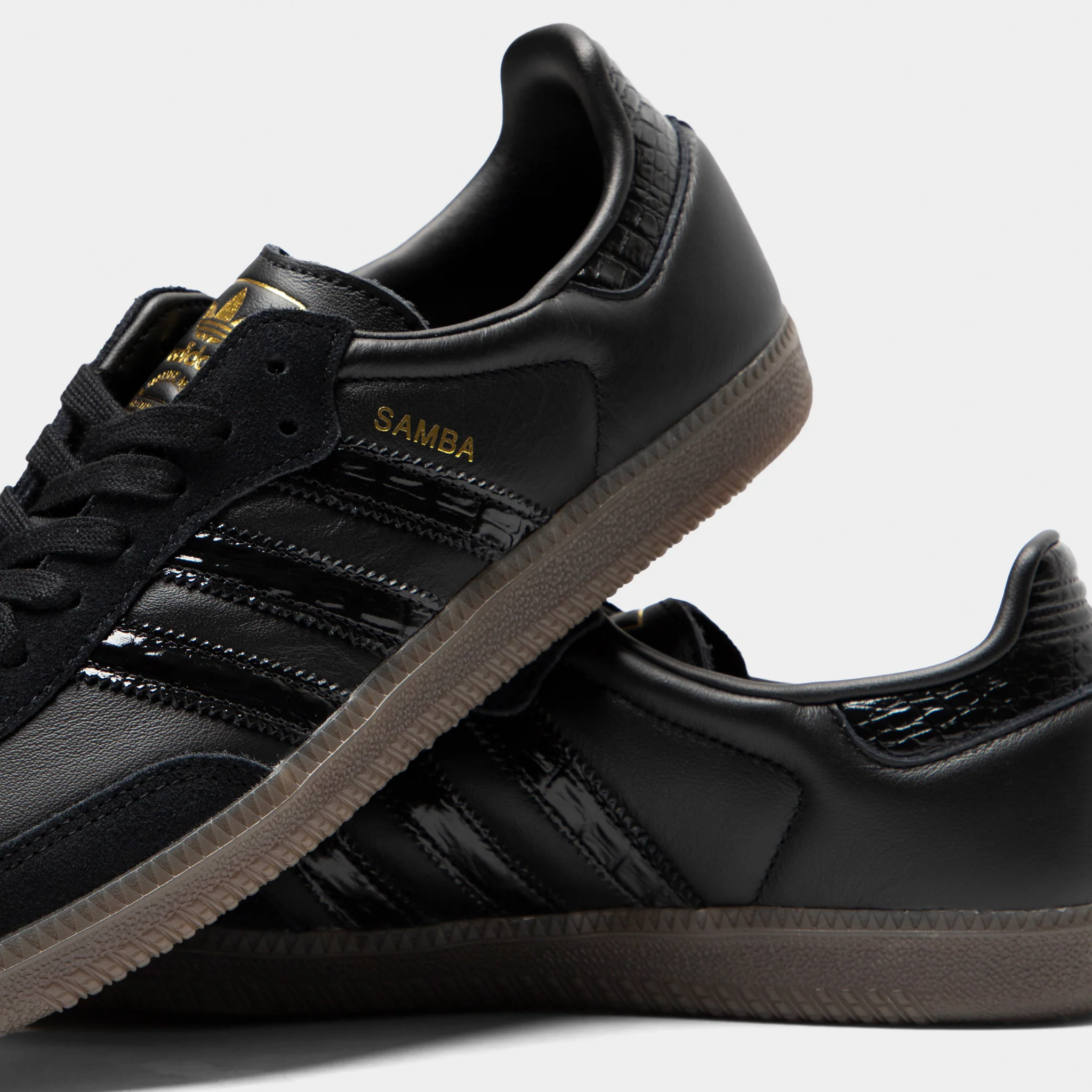 adidas Samba OG Core Black / Core Black - Gum - Image 3