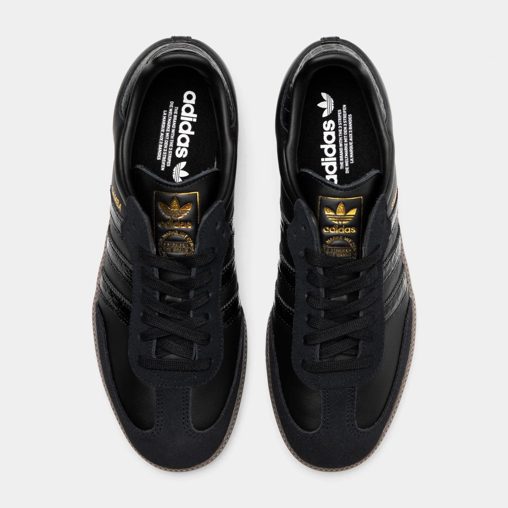 adidas Samba OG Core Black / Core Black - Gum - Image 5