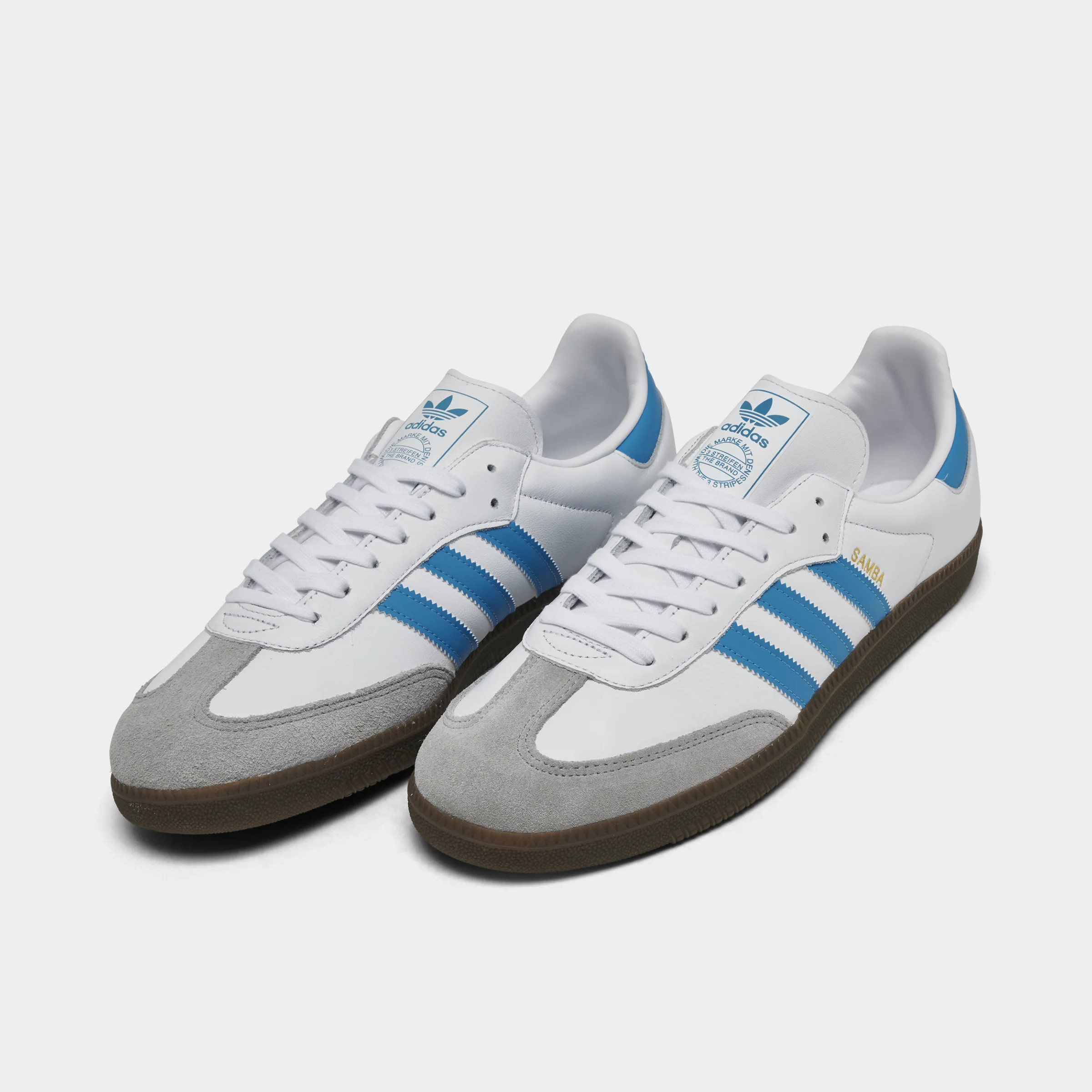 adidas Samba OG White / Blue - Gum - Image 2