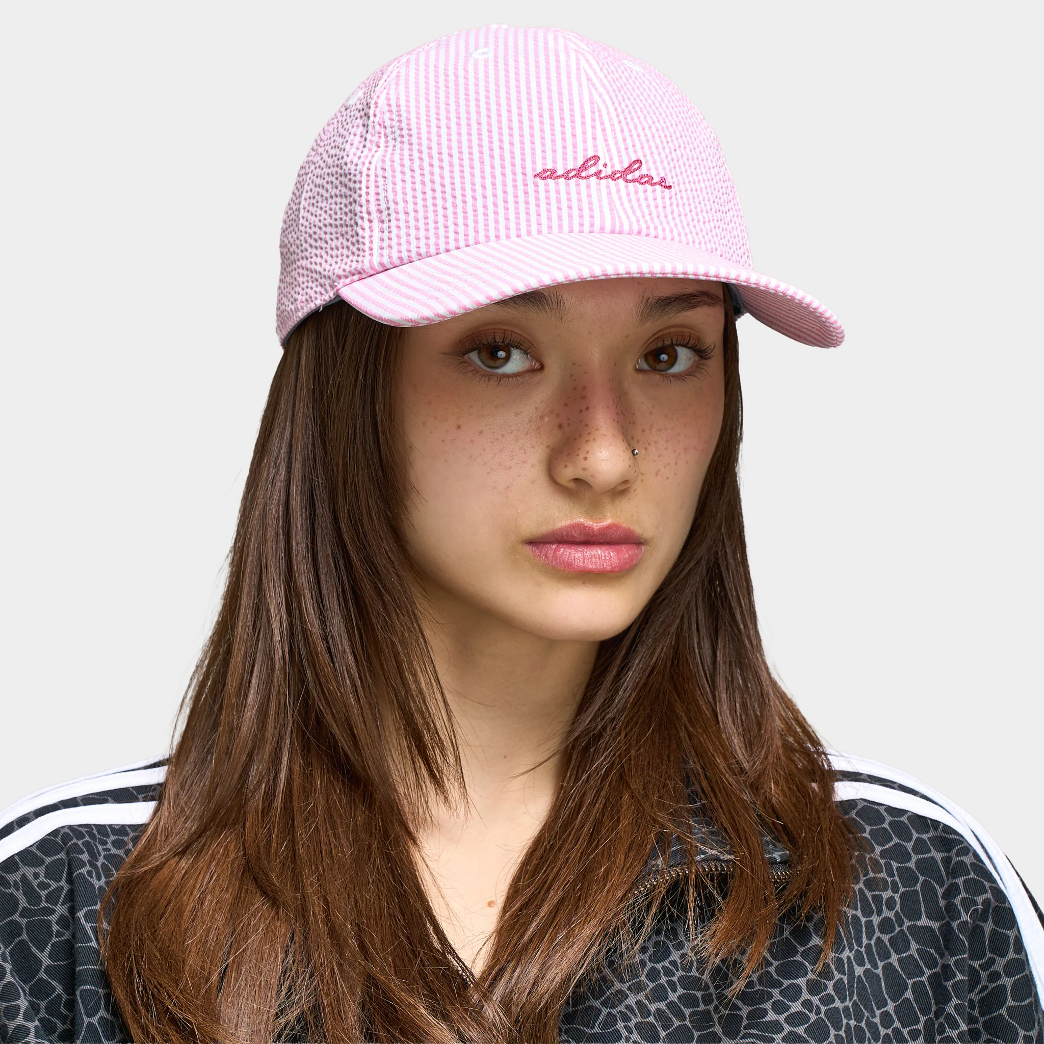 adidas Seersucker Fashion Hat / Fusion Pink - Image 4