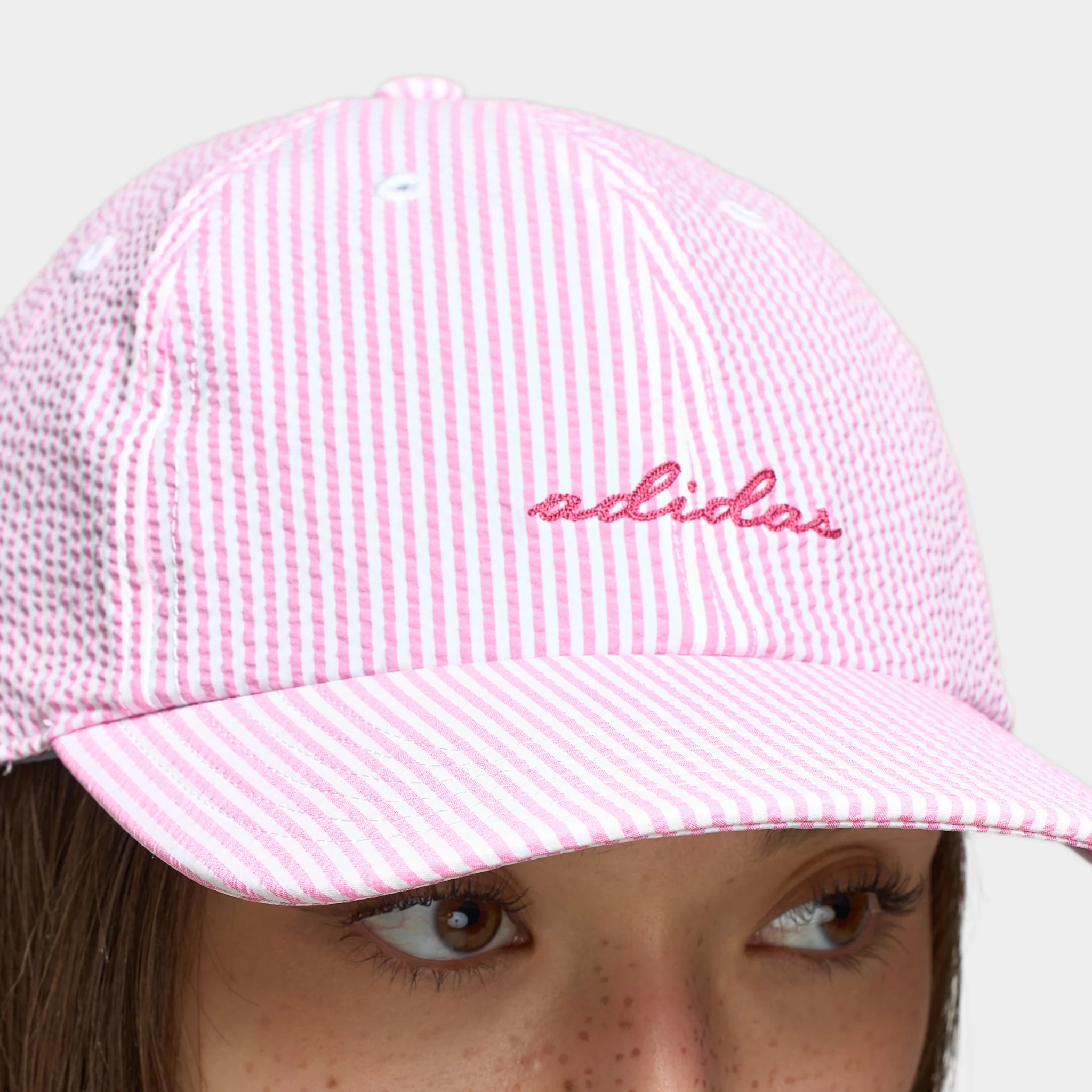 adidas Seersucker Fashion Hat / Fusion Pink - Image 6