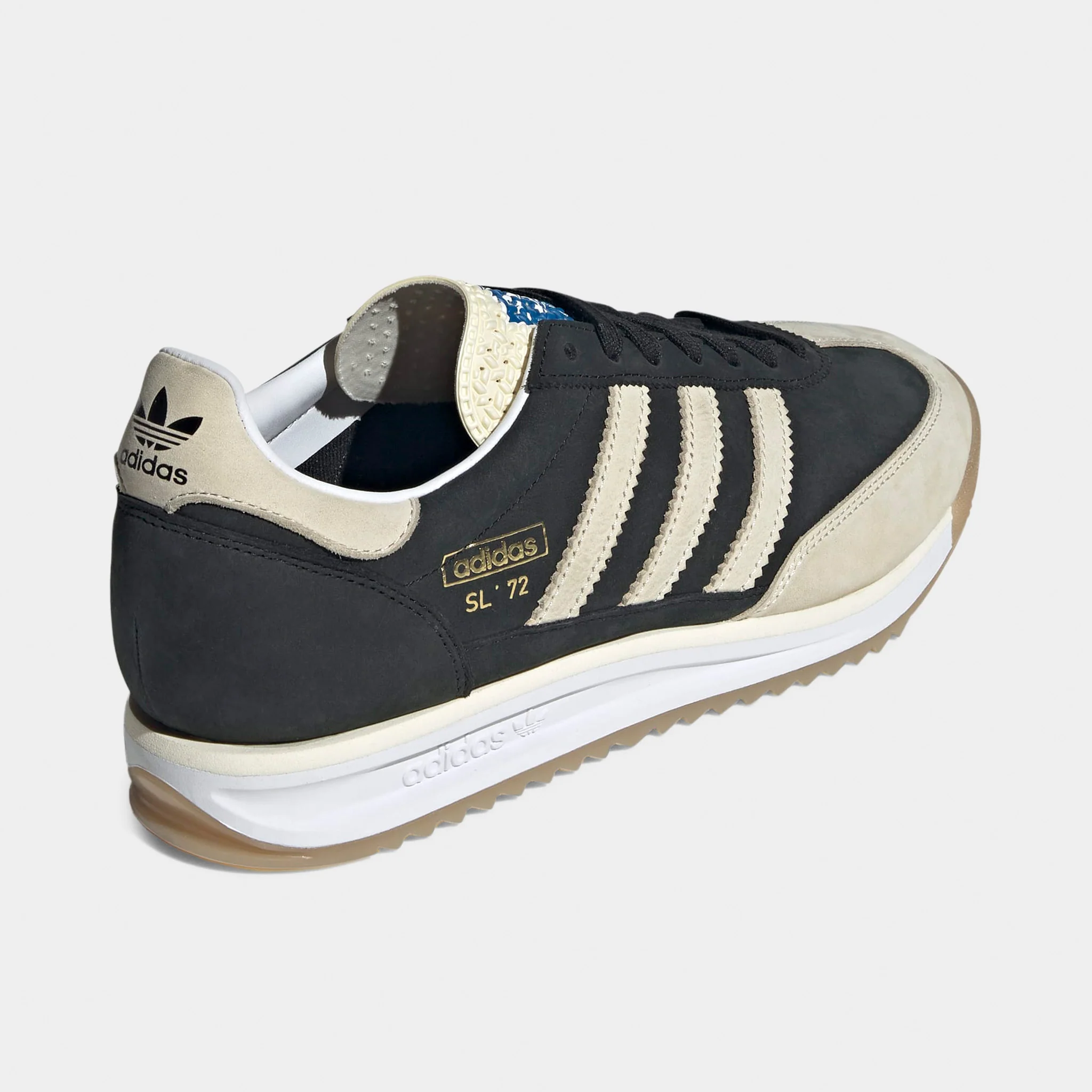 adidas SL 72 RS Black / White - Gum - Image 2