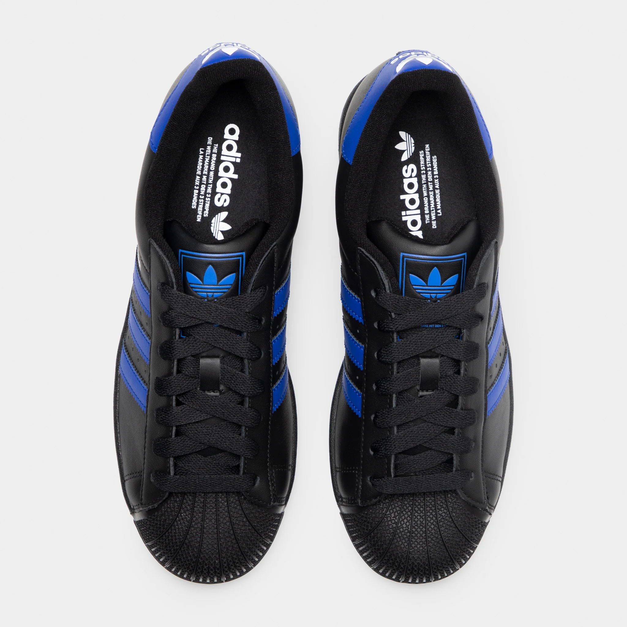 adidas Superstar II Black / Blue - White - Image 5