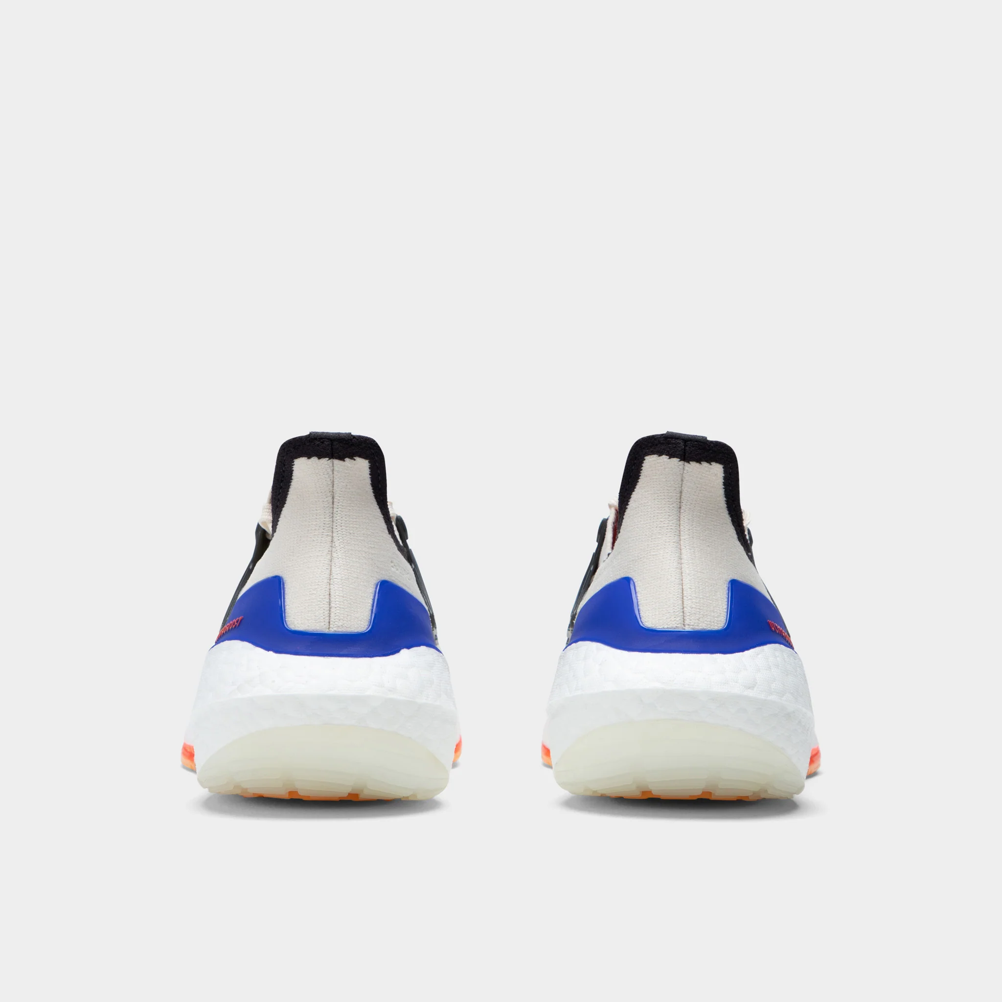 adidas Ultraboost 21 White / Carbon - Solar Red - Image 4