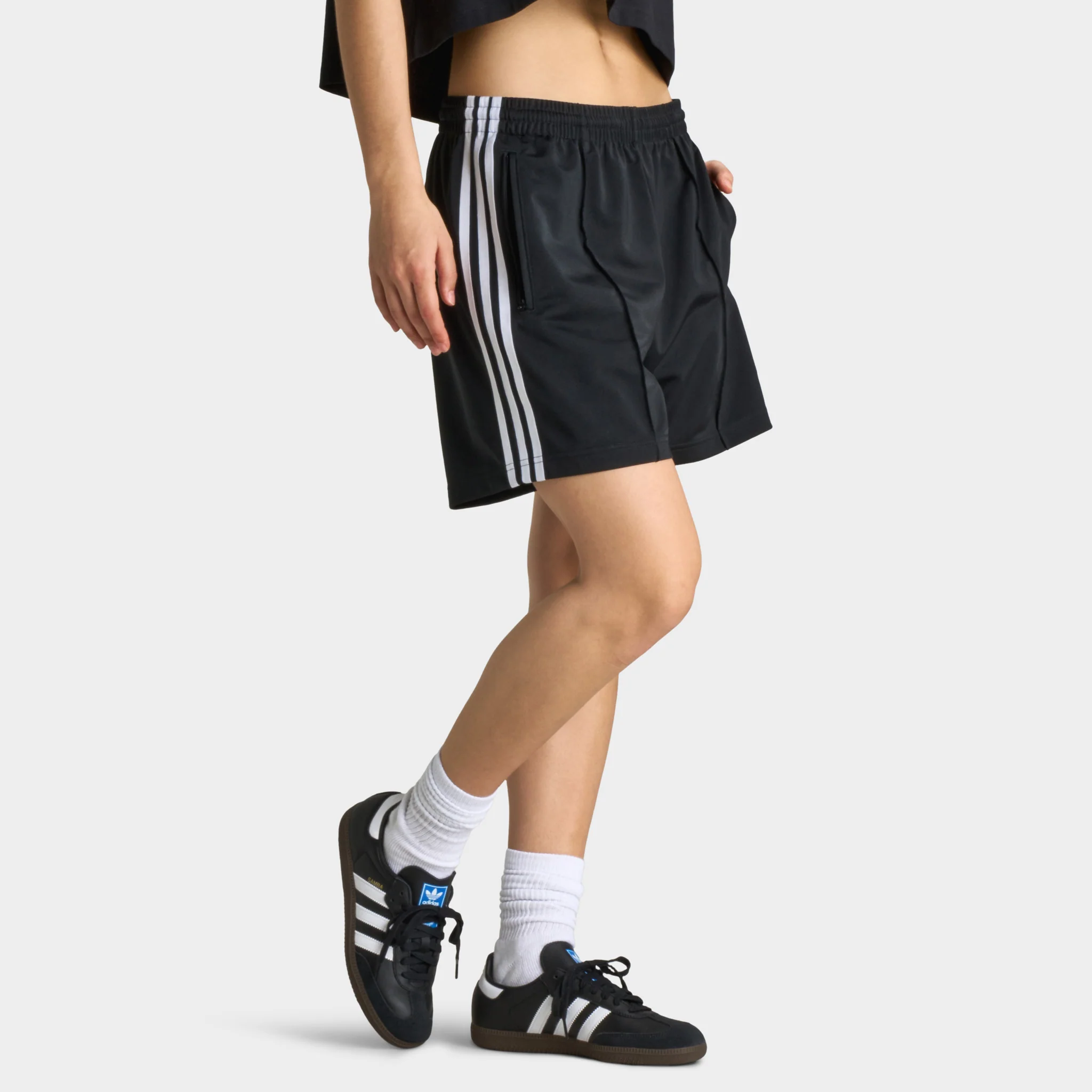 adidas Women's Firebird Shorts / Black - Image 4