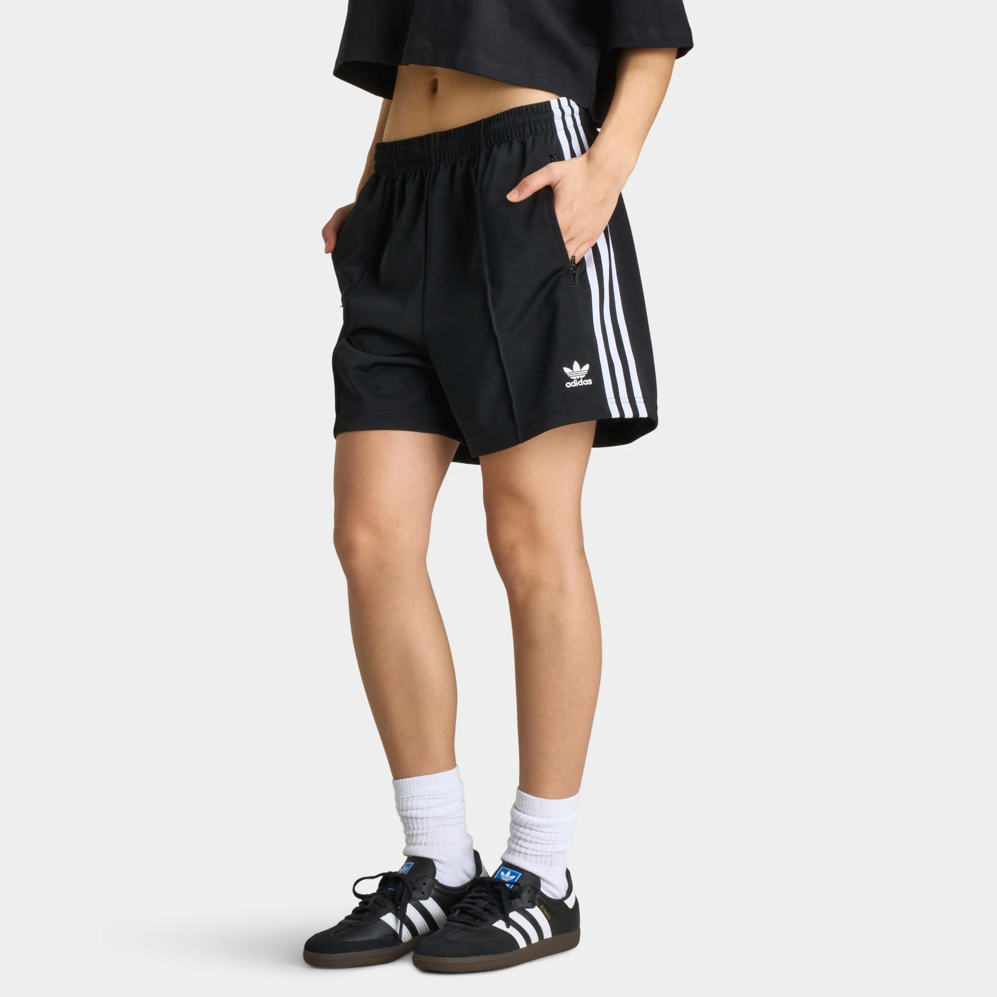 adidas Women's Firebird Shorts / Black - Image 5