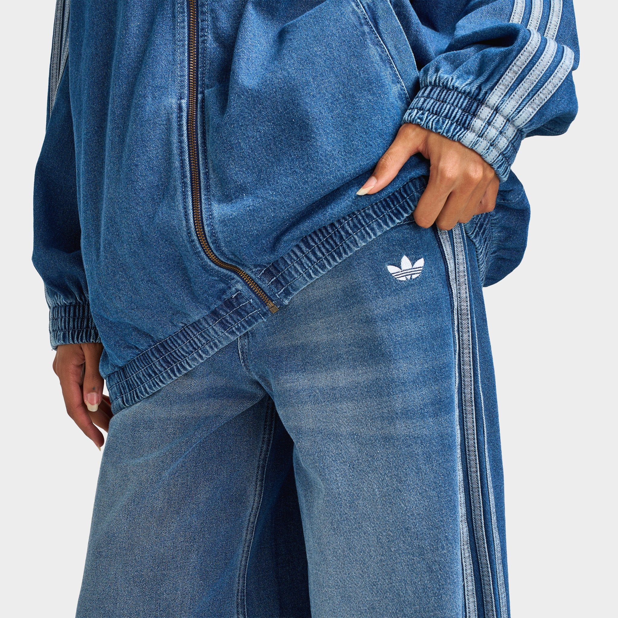 adidas Women's Adicolor Denim Adilenium Jeans / Indigo Denim - Image 5