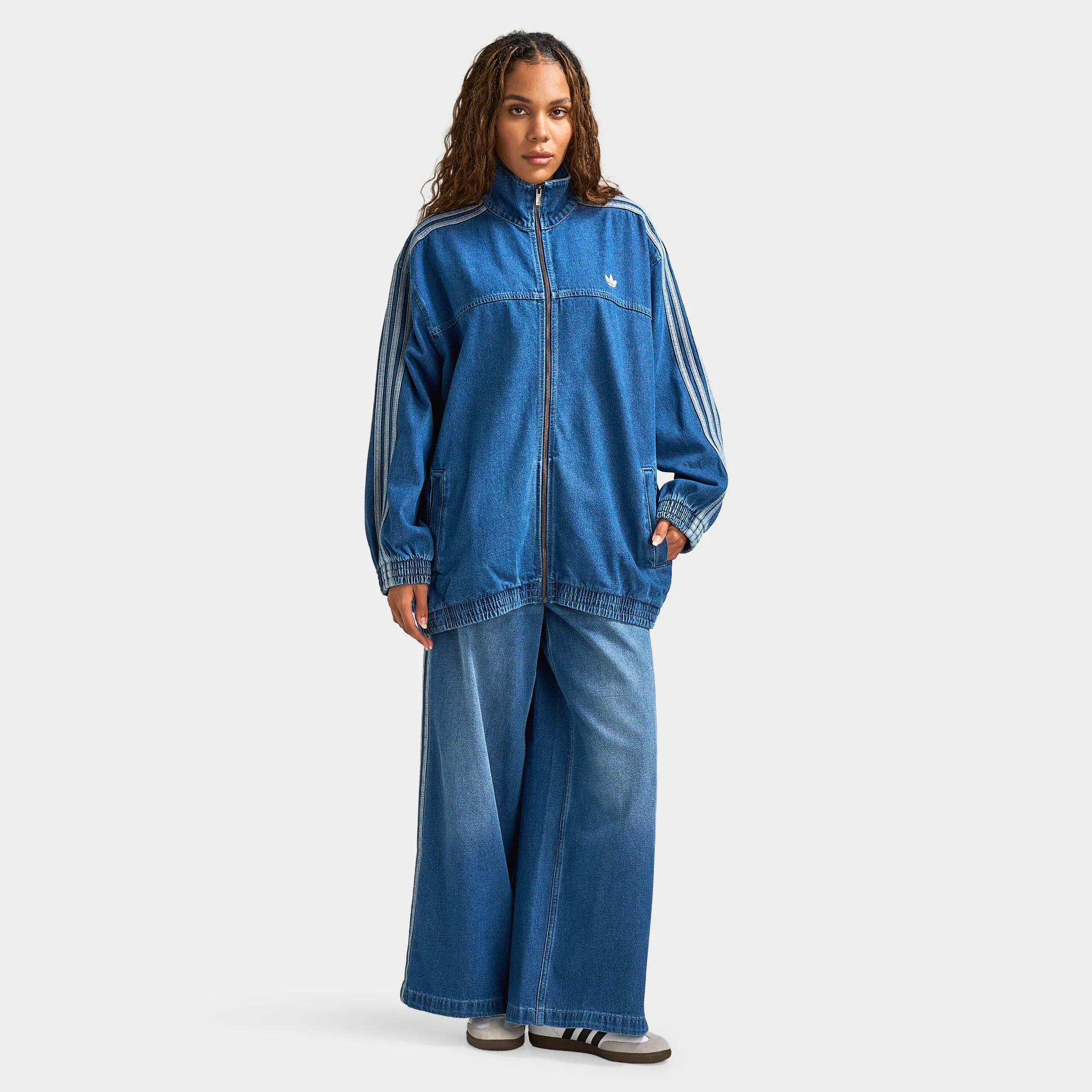 adidas Women's Adicolor Denim Adilenium Jeans / Indigo Denim - Image 6