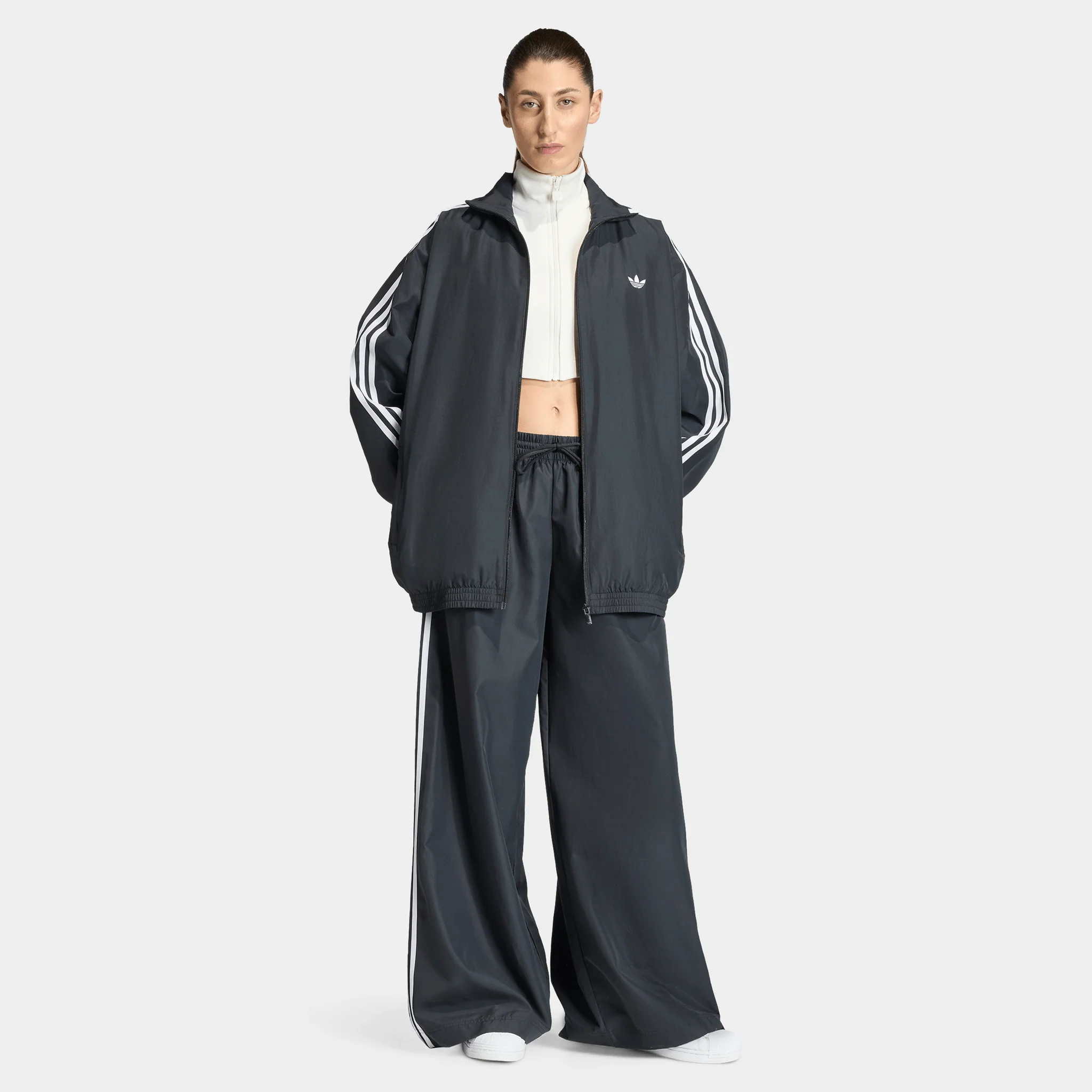 Adidas Women's Firebird Adilenium Track Pant Black /  White - Image 5