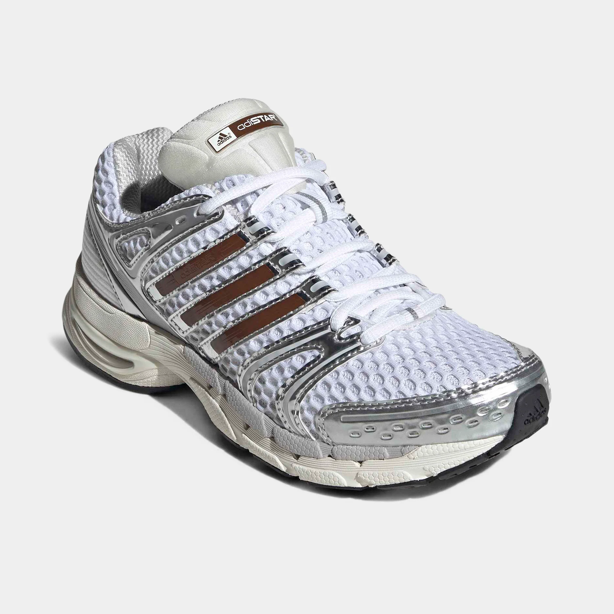 adidas Women's Adistar Control 5 White / Preloved Brown - Grey - Image 2