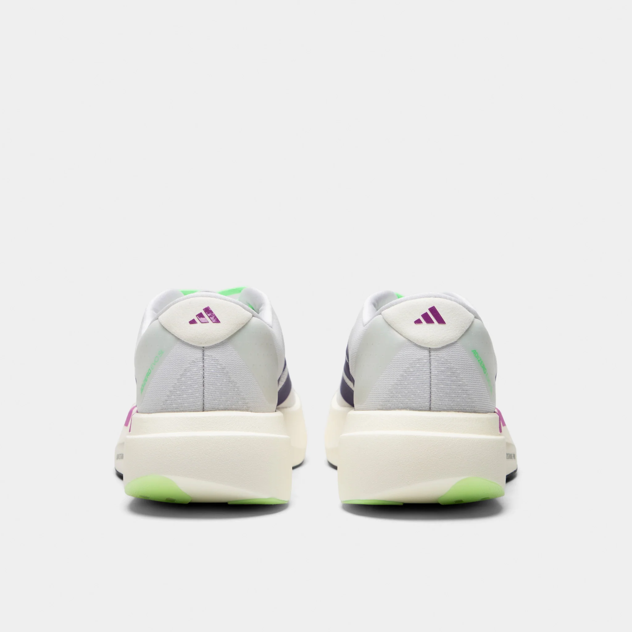 adidas Women's Adizero Evo SL White / Collegiate Purple - Purple Burst - Image 4