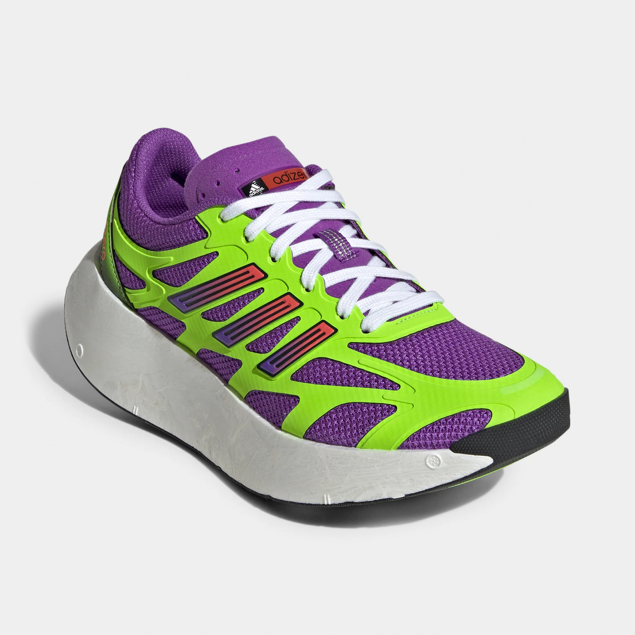 adidas Women's Aruku Green / Purple - White - Image 2