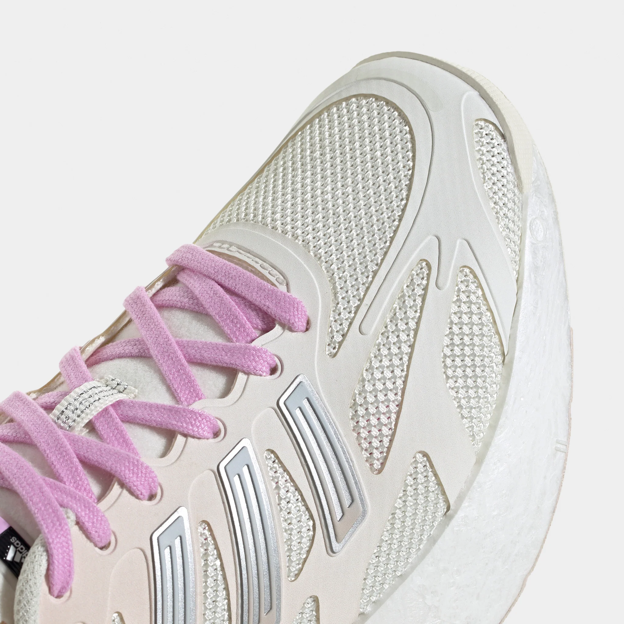 adidas Women's Aruku White / Light Pink - Image 3