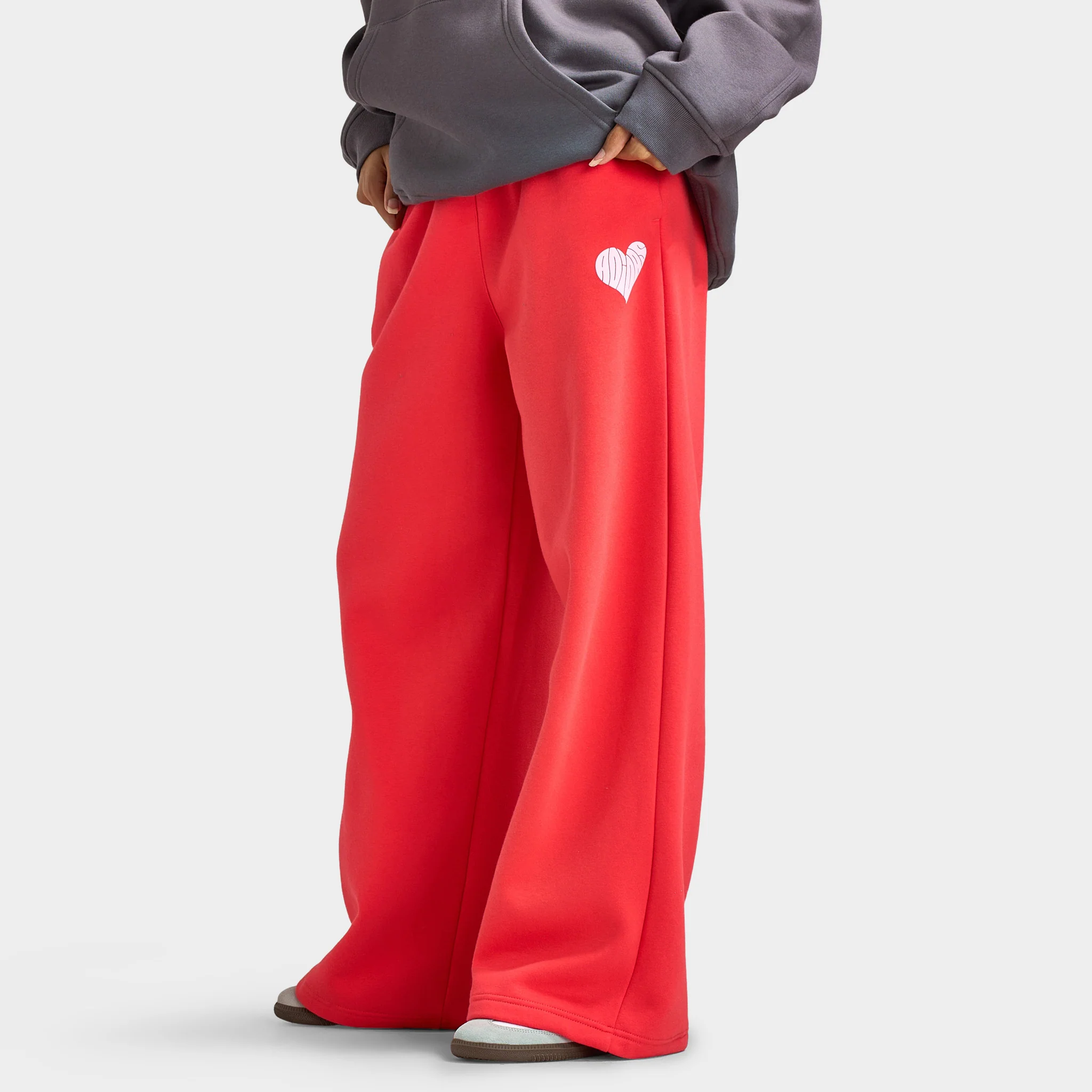 adidas Women's Bubble Heart Pants / Semi Lucid Red - Image 4