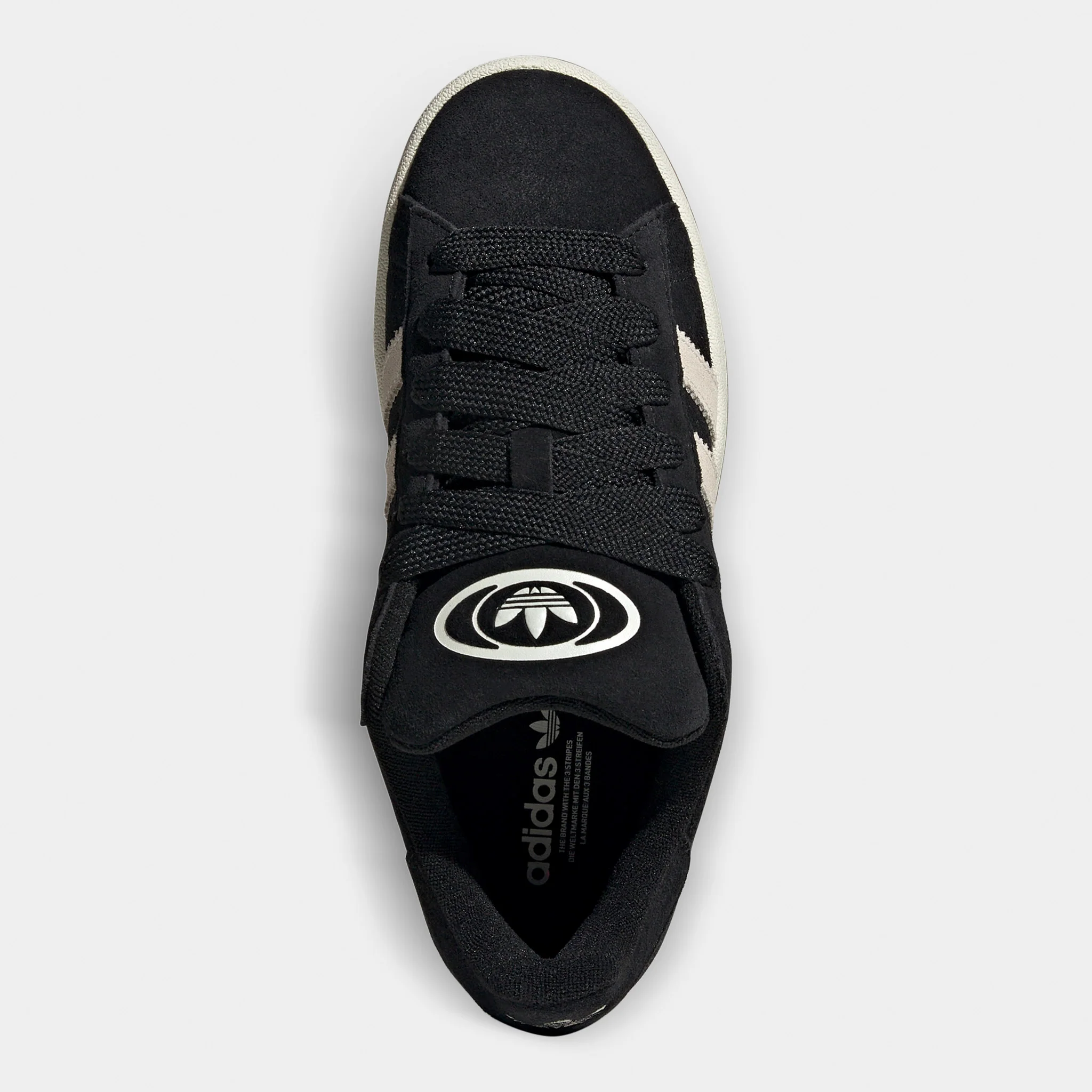 adidas Women's Campus 00s Core Black / Cream White - Wonder White - Image 5
