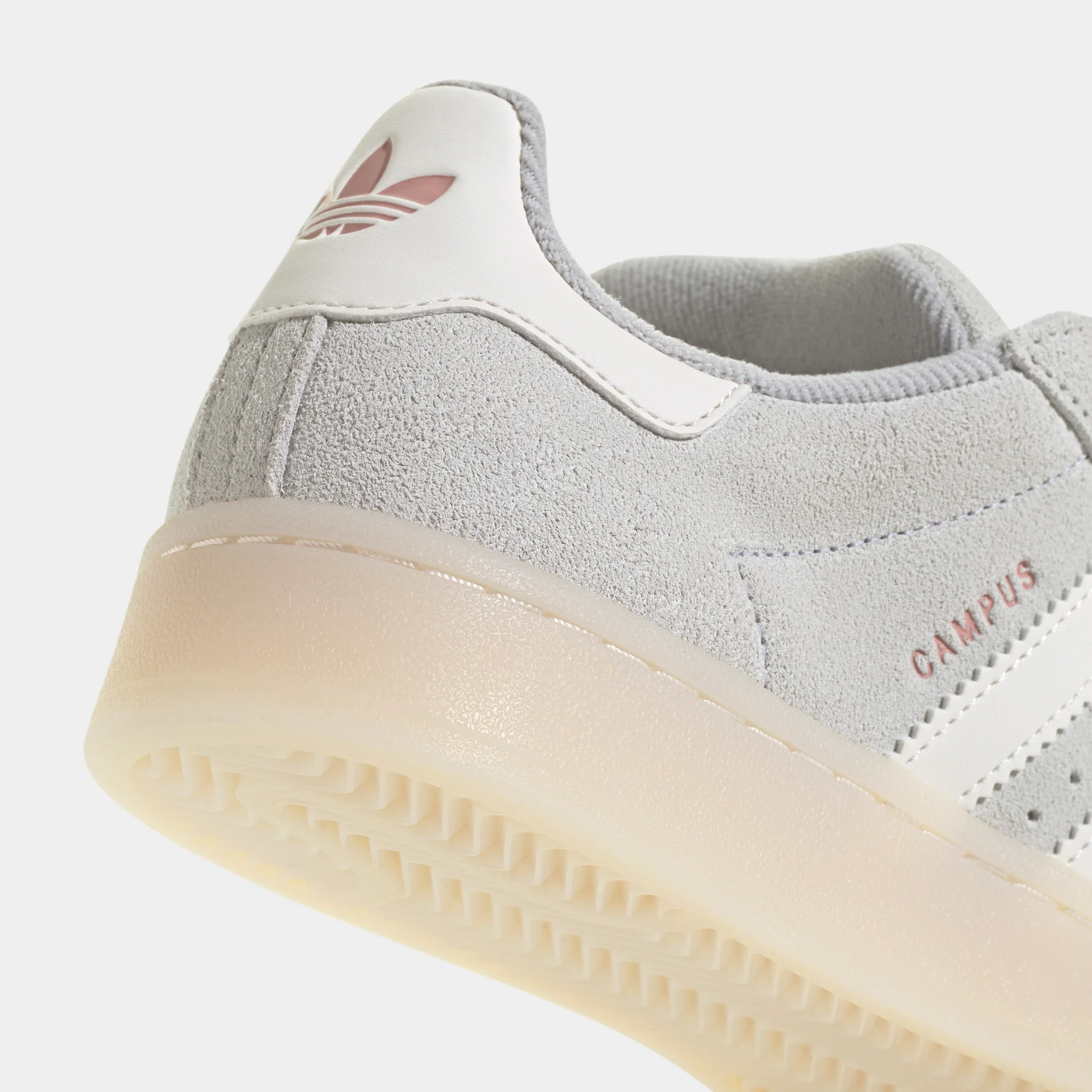 adidas Women's Campus 00s Grey / Chalk White - Wonder Mauve - Image 5