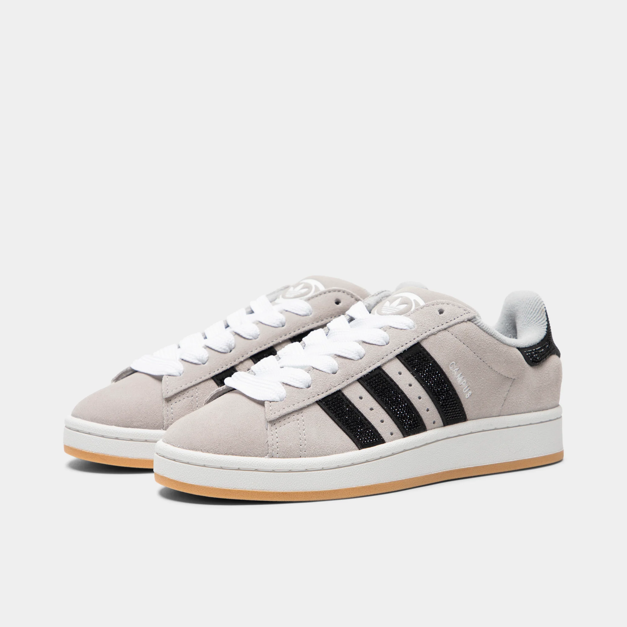 adidas Women's Campus Grey / Black - Silver Metallic - Image 2