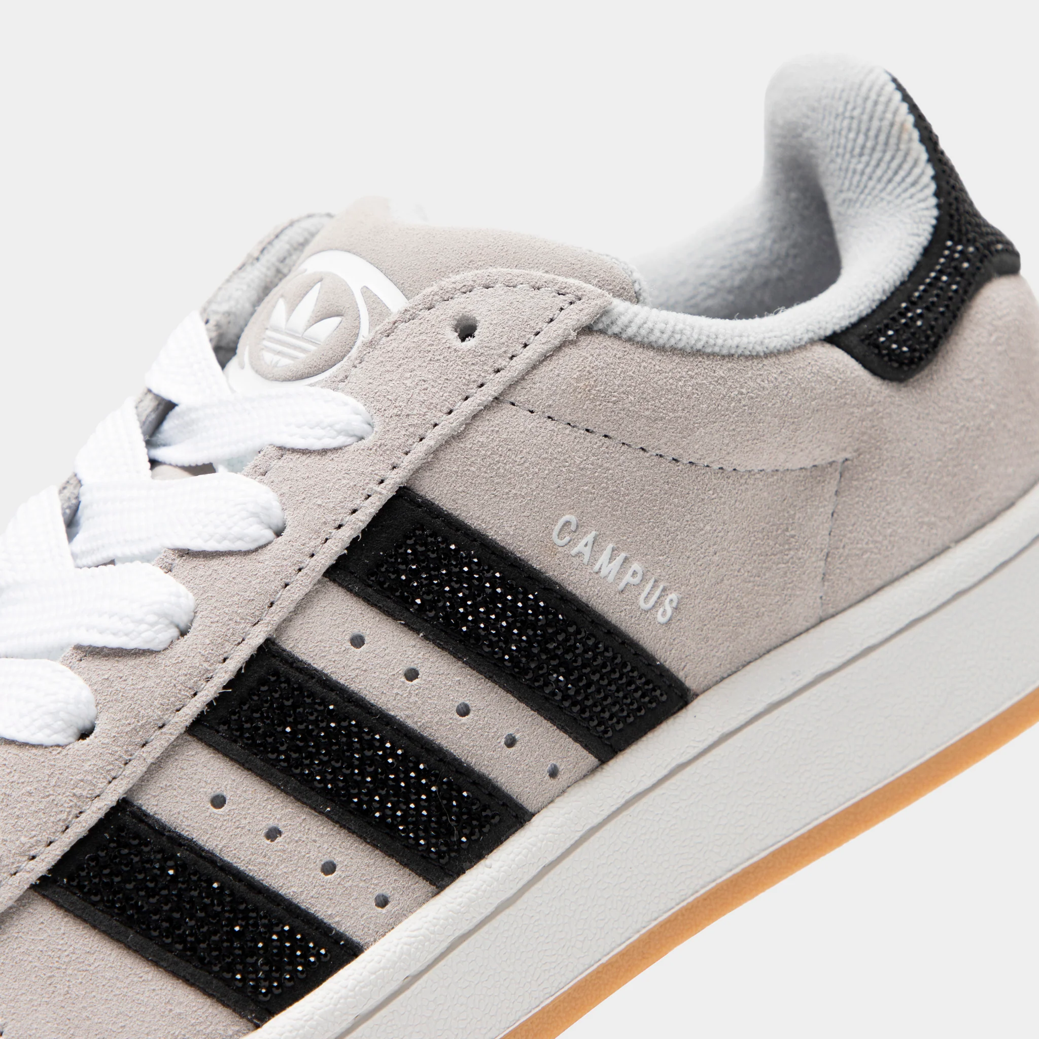 adidas Women's Campus Grey / Black - Silver Metallic - Image 3